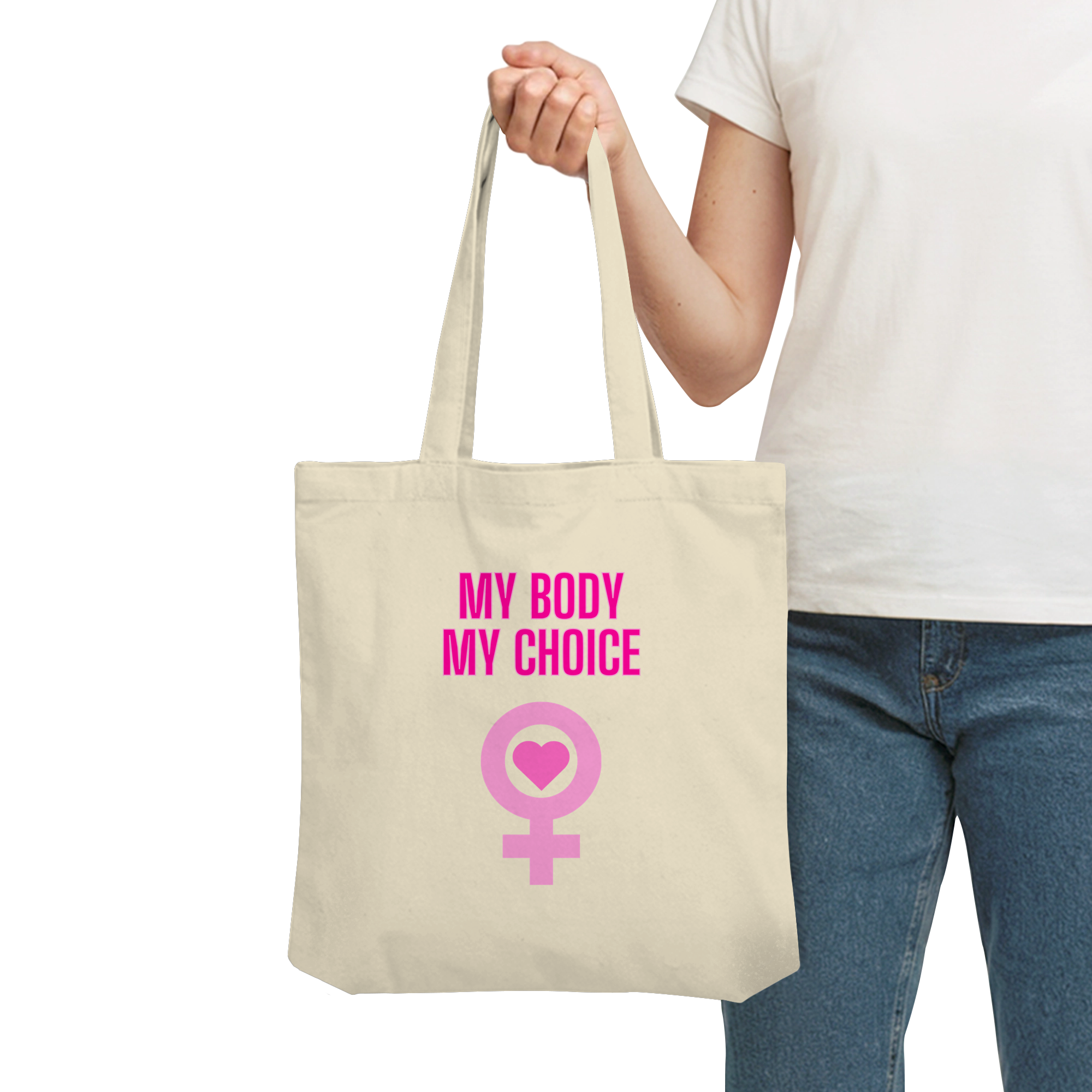 My Body My Choice "Pink Power Edition" - Organic Tote-Bag