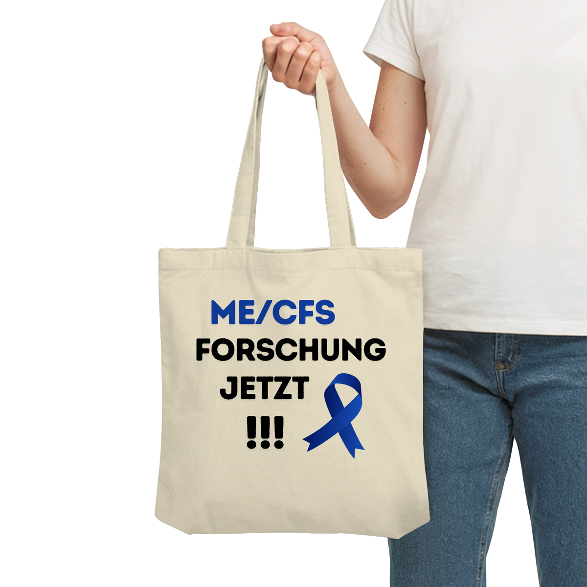 ME/CFS Forschung jetzt!!! - Organic Tote-Bag