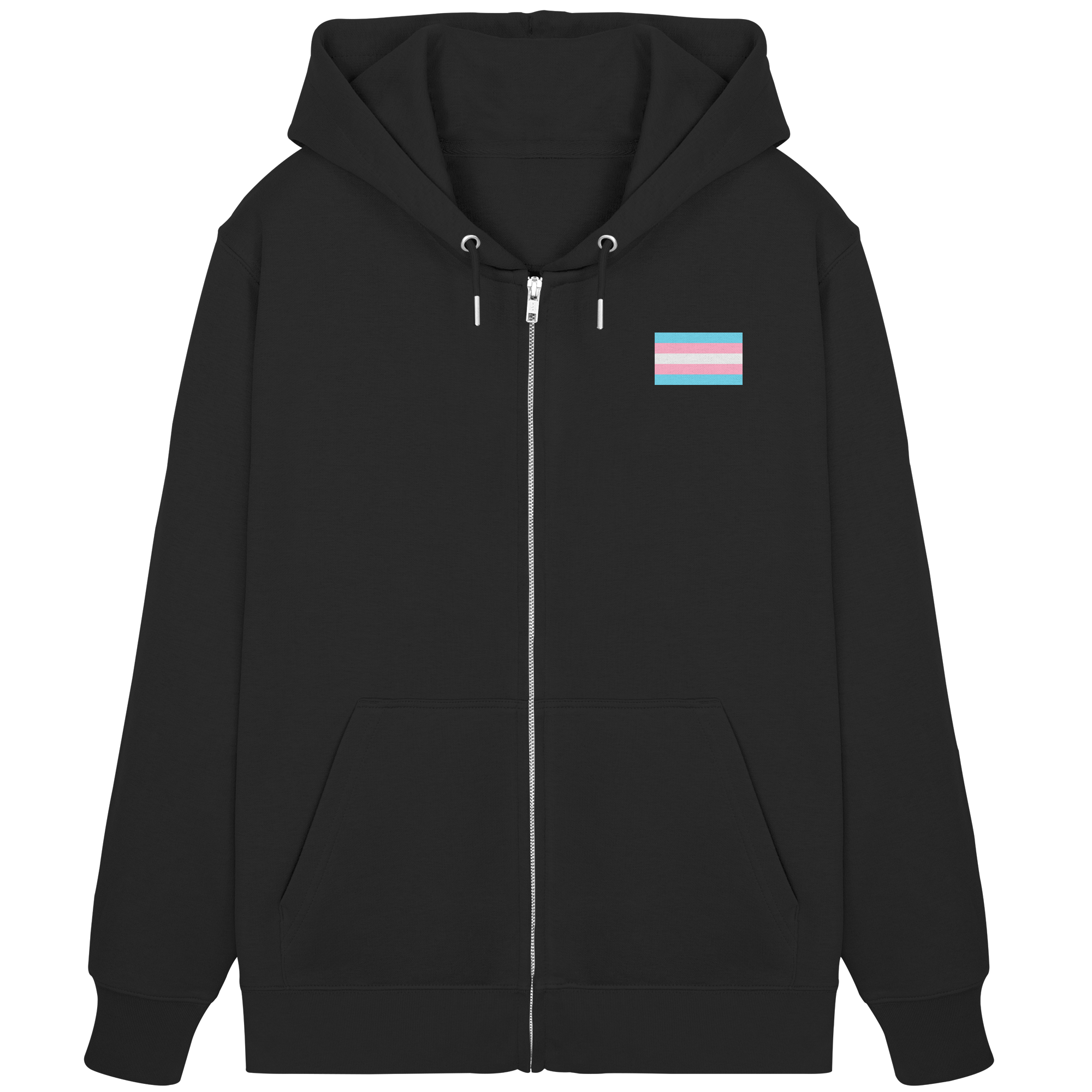 Trans Pride Flag - Organic Zipper
