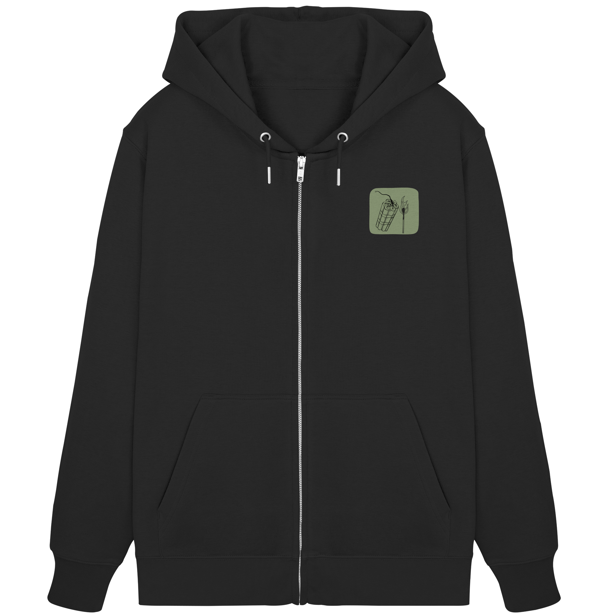 Feuer und Flamme fürs Patriarchat - Organic Zipper
