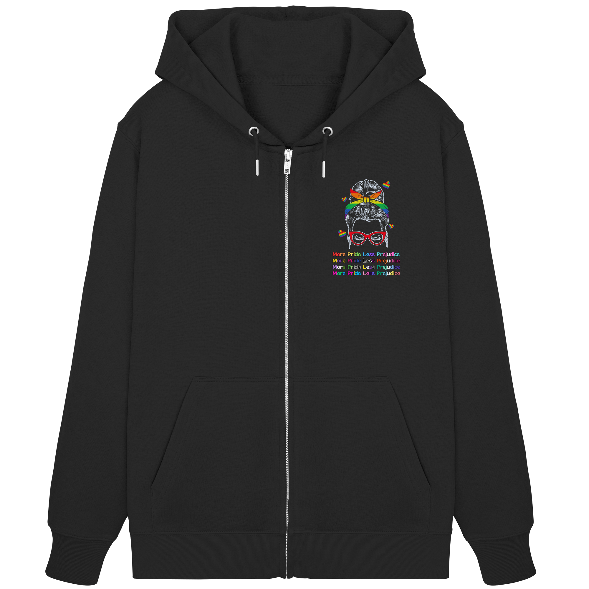 More Pride Less Prejudice - Organic Zipper