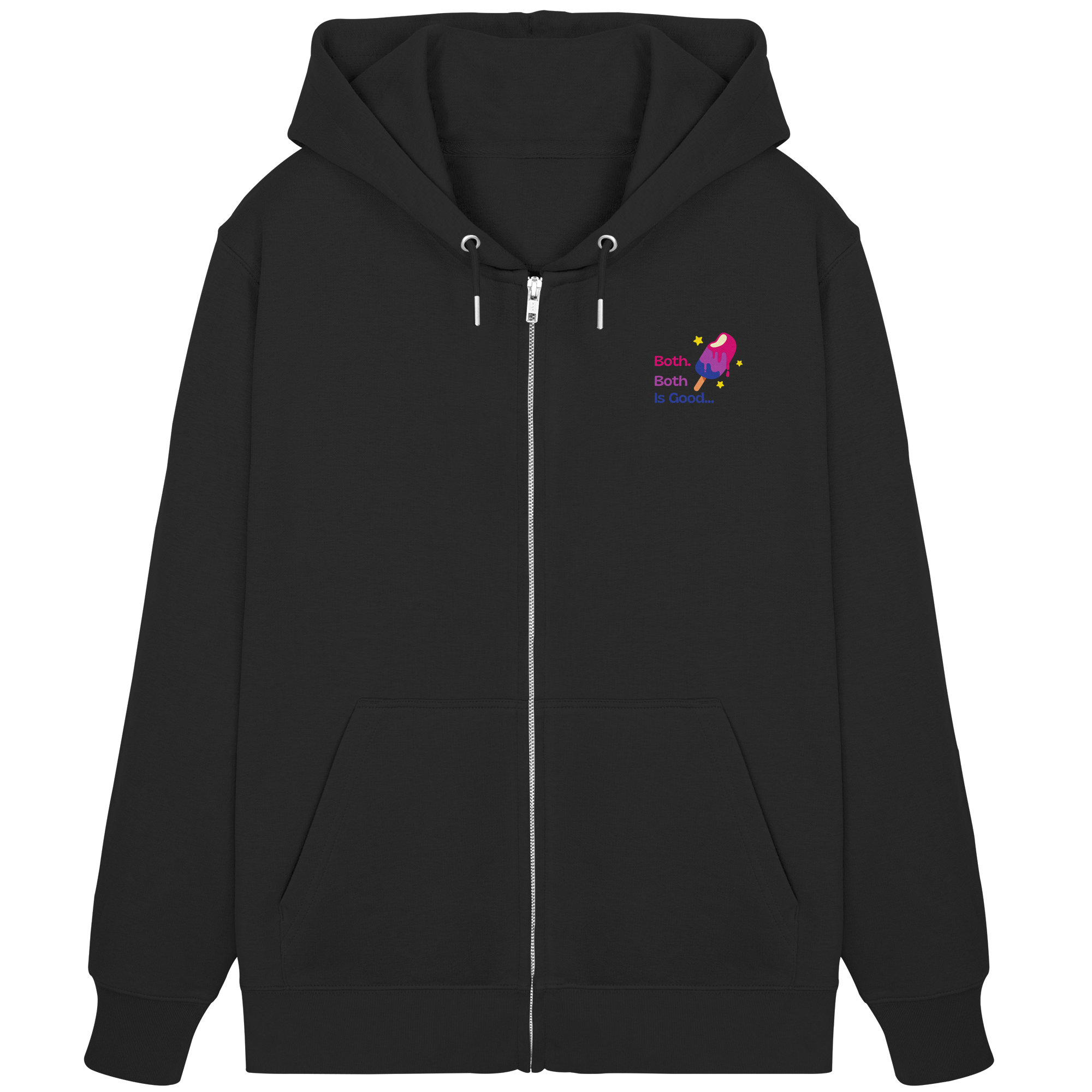 Bi Pride: Both is Good - Organic Zipper