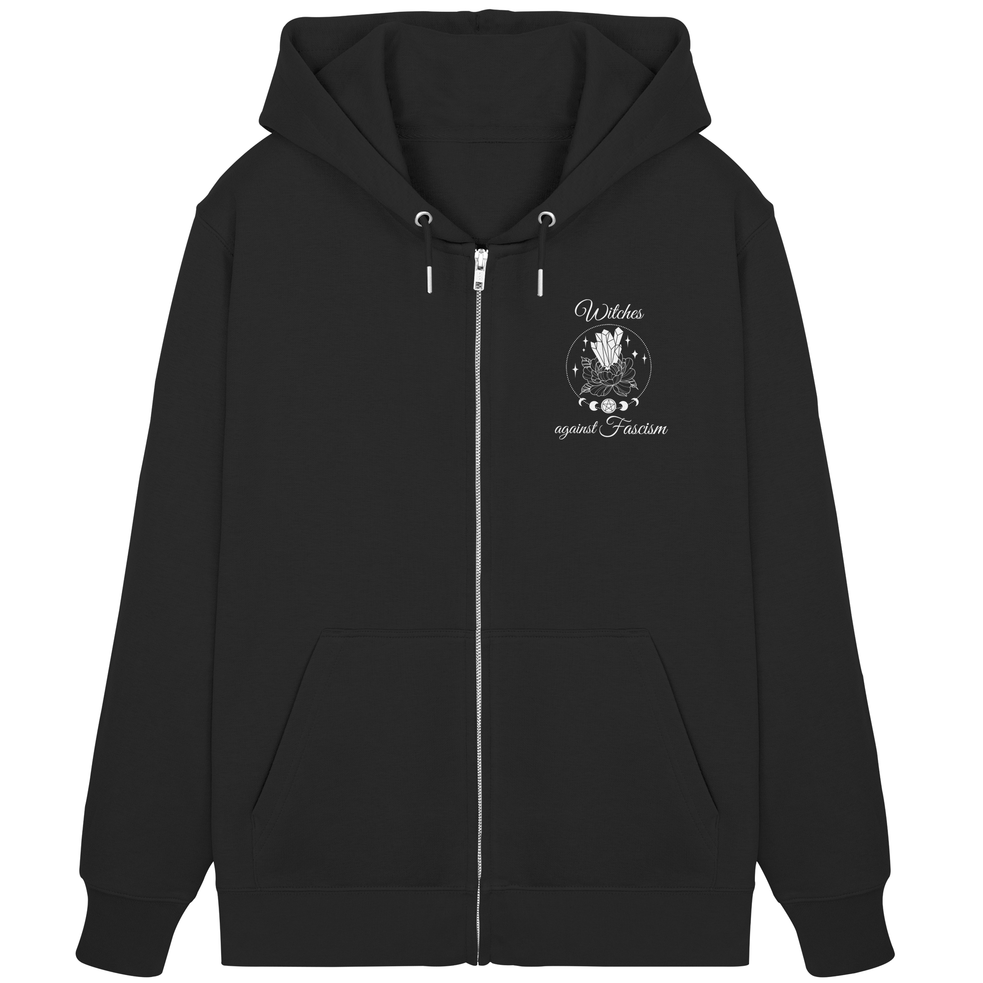 Witches against Fascism - Organic Zipper