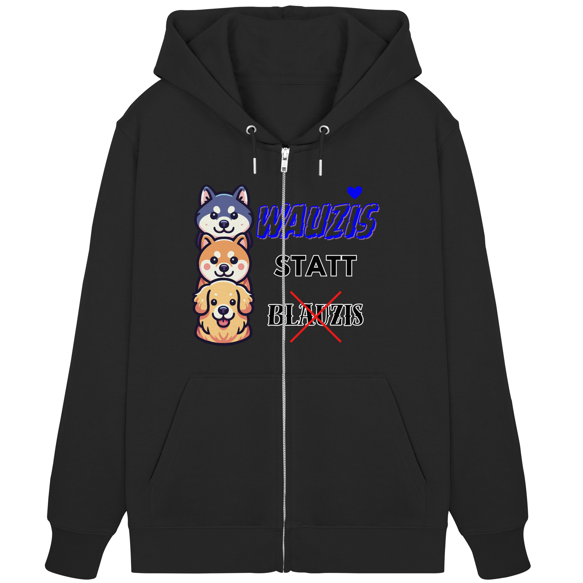 Wauzis statt Blauzis - Organic Zipper