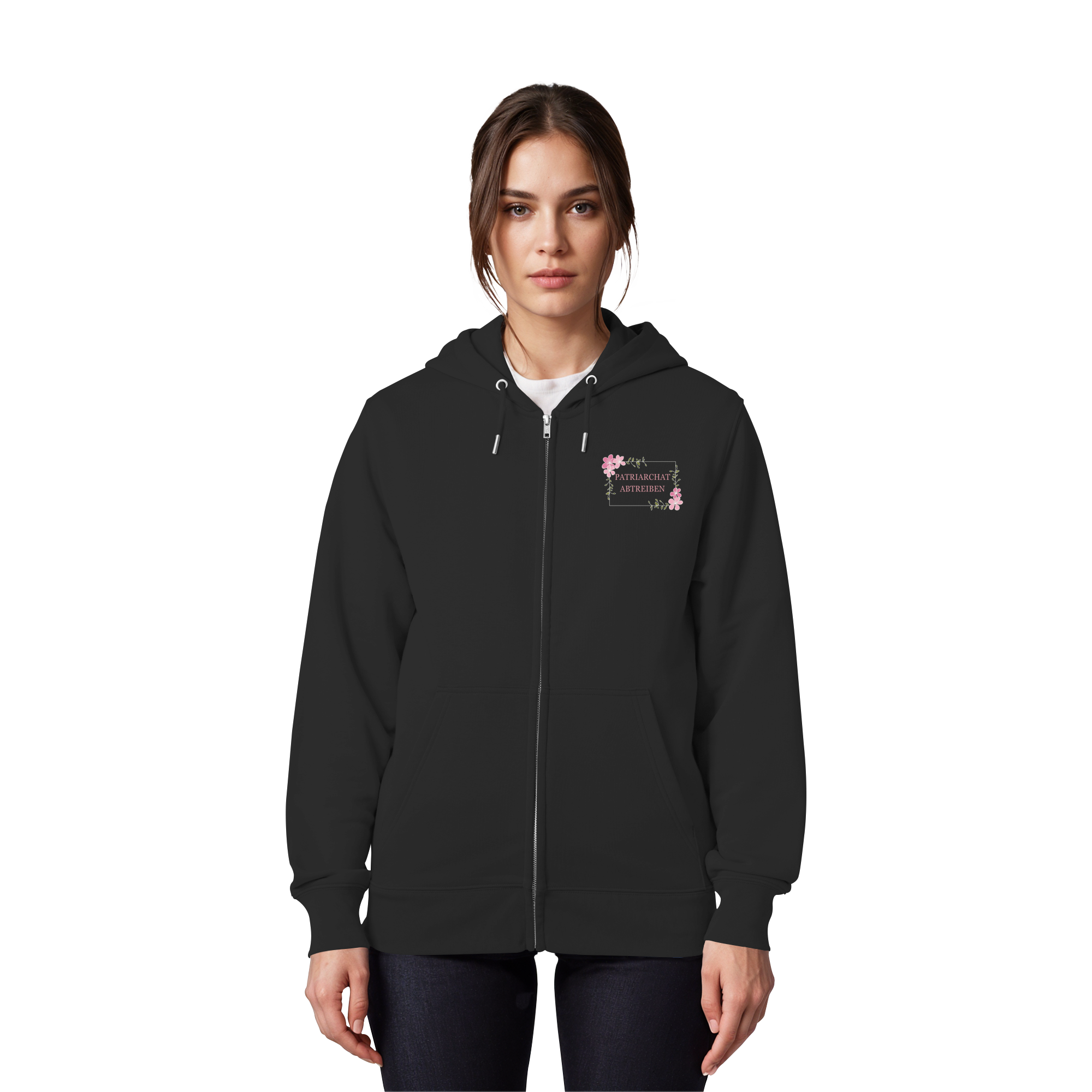 Patriarchat abtreiben - Organic Zipper