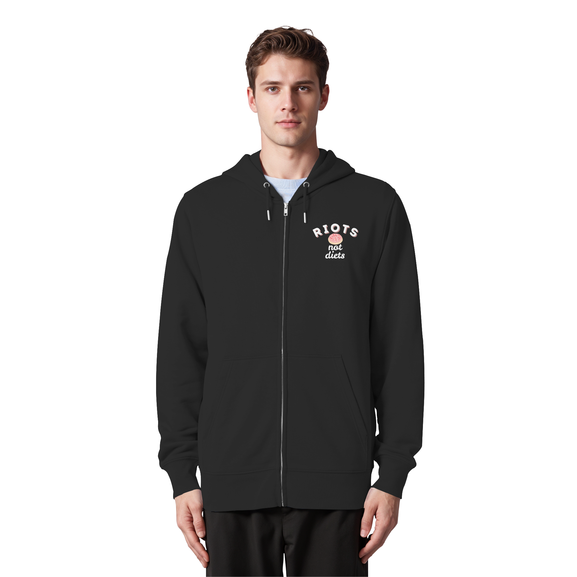 Riots not Diets - Organic Zipper