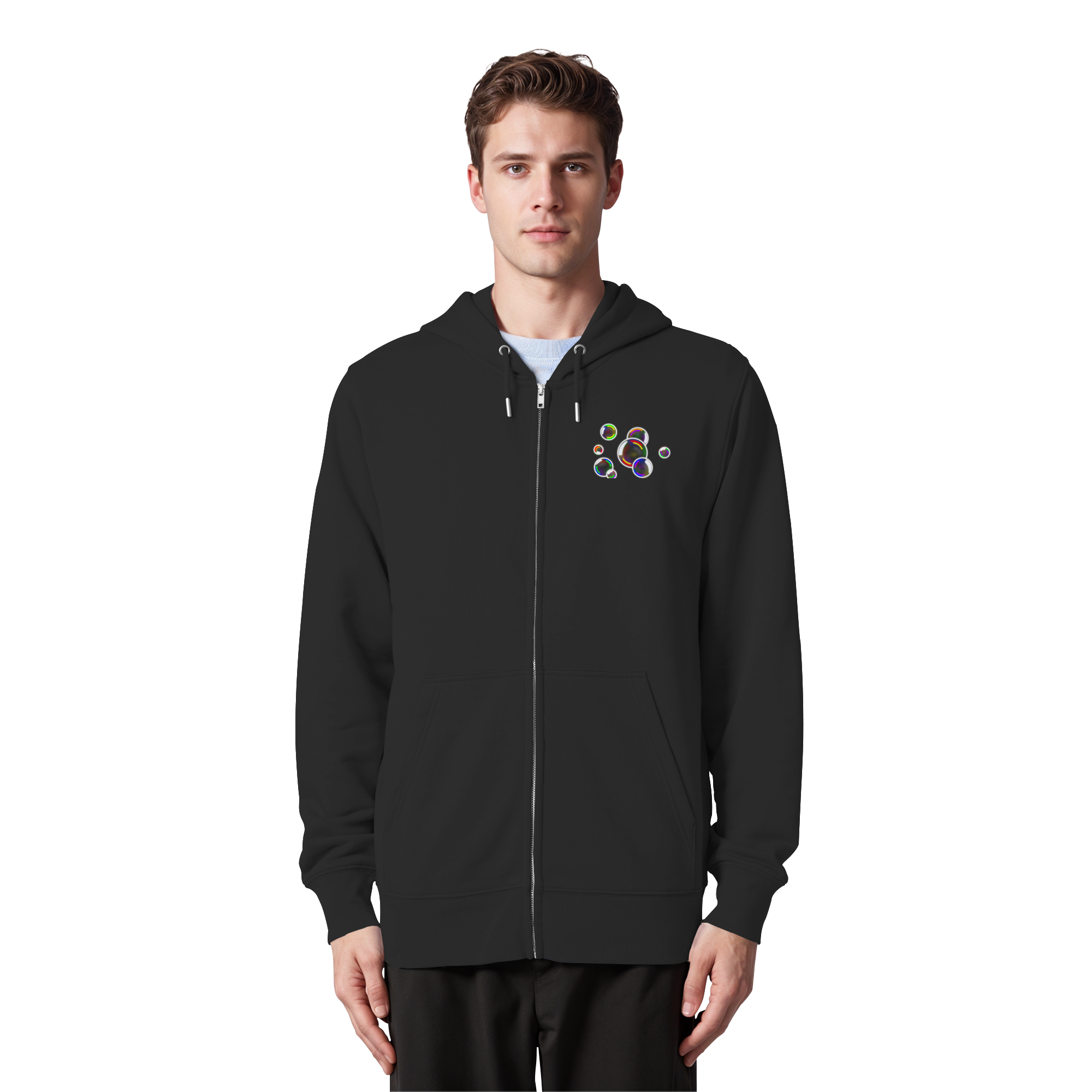 Regenbogen Seifenblasen - Organic Zipper