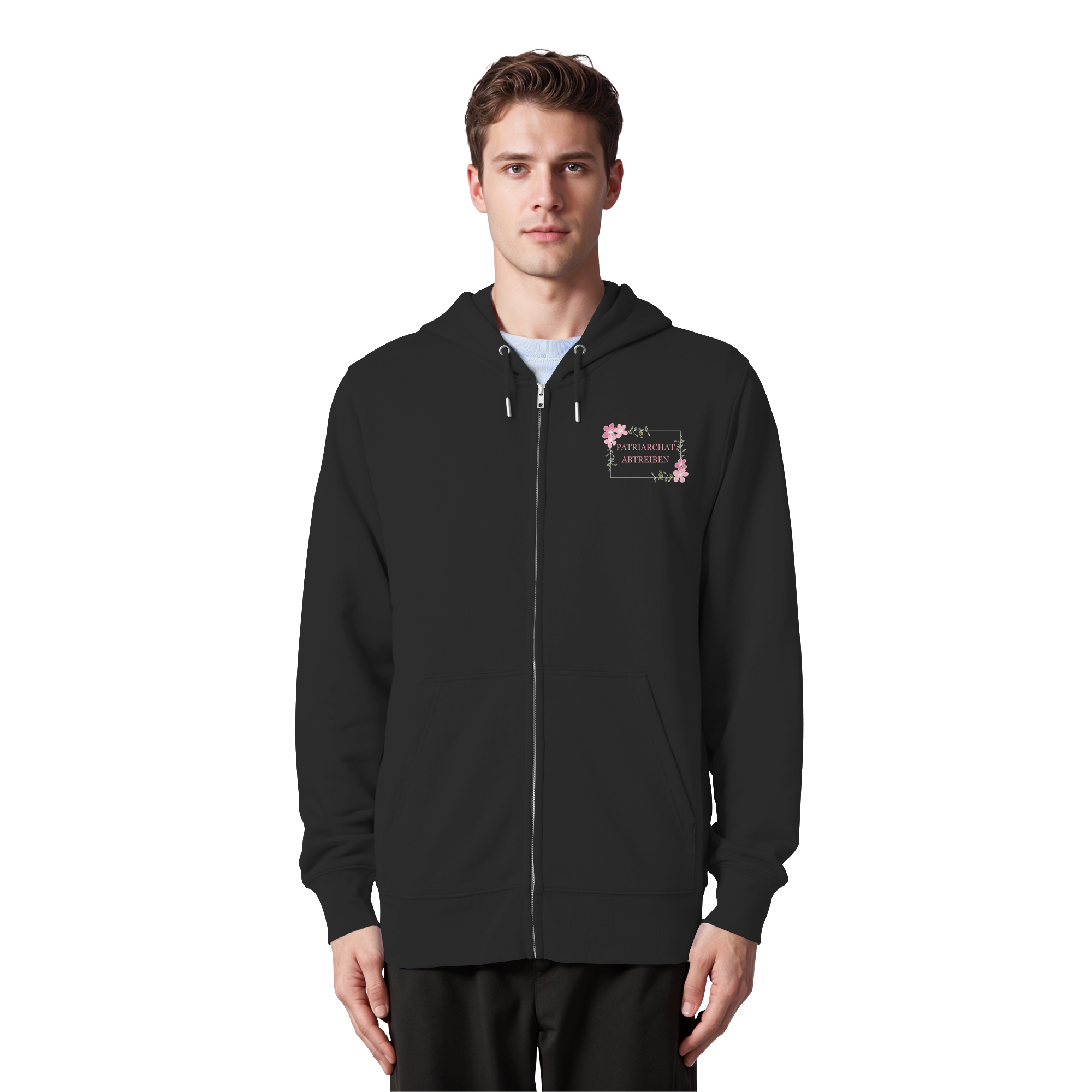 Patriarchat abtreiben - Organic Zipper
