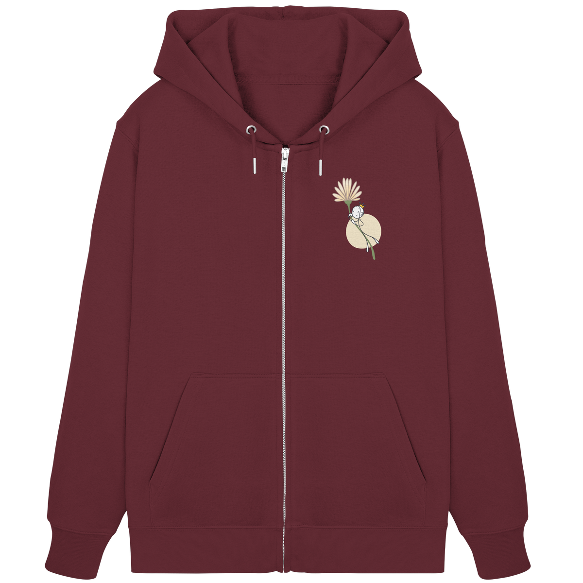 Seelenmännchen "Blumenfliegen Edition" (dunkel) - Organic Zipper