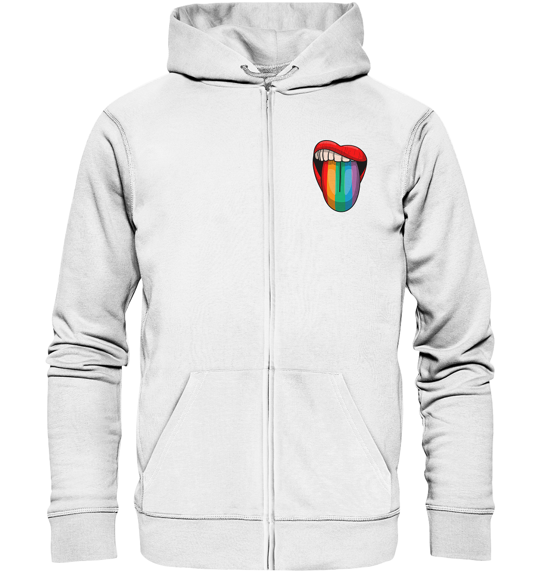 Speak Up or Shut Up Backprint - Organic Zipper