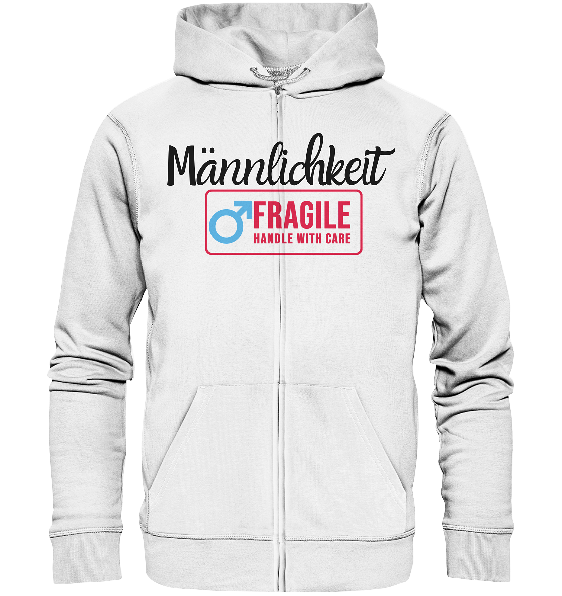 Männlichkeit: Handle with Care - Organic Zipper