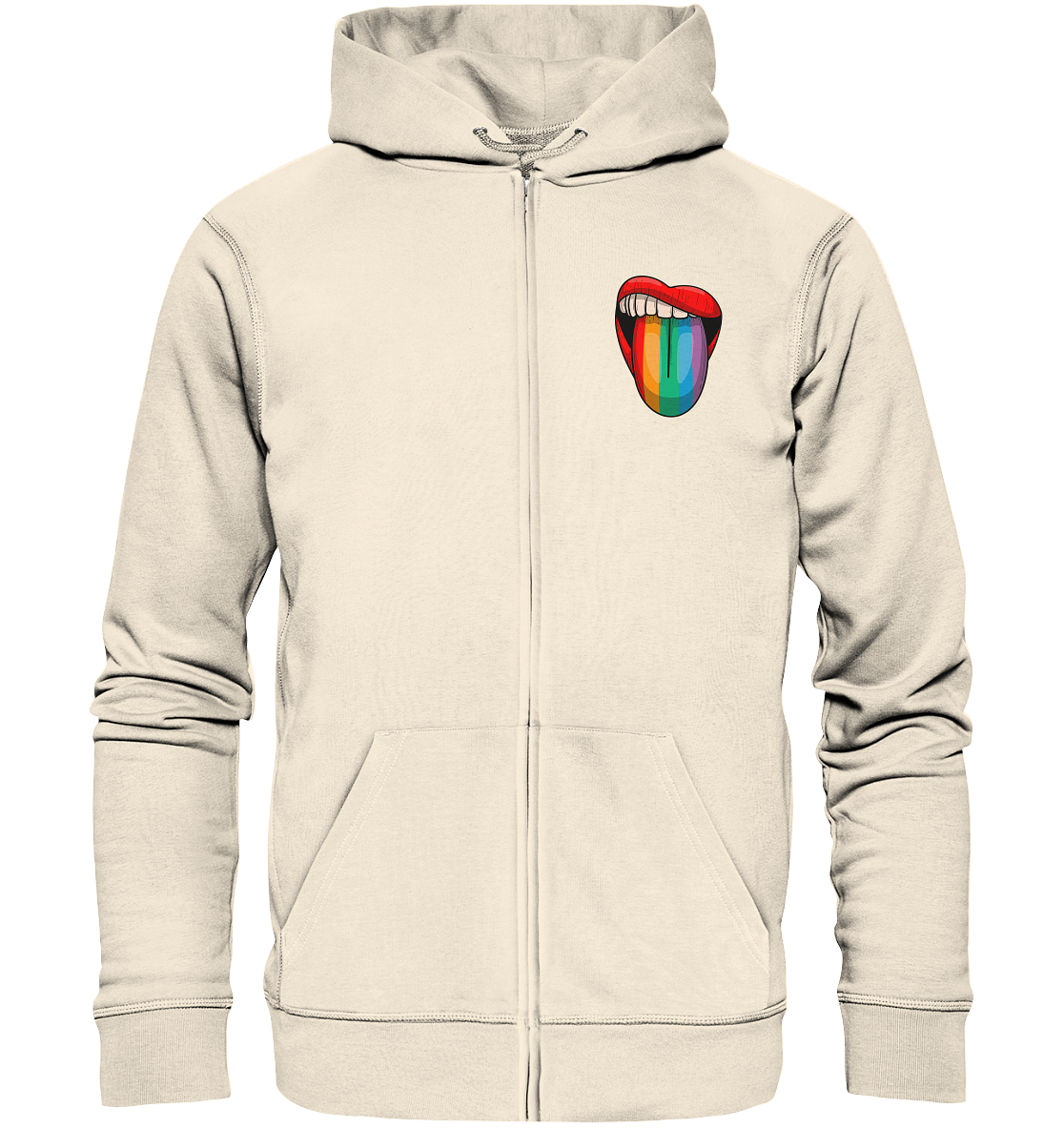 Speak Up or Shut Up Backprint - Organic Zipper