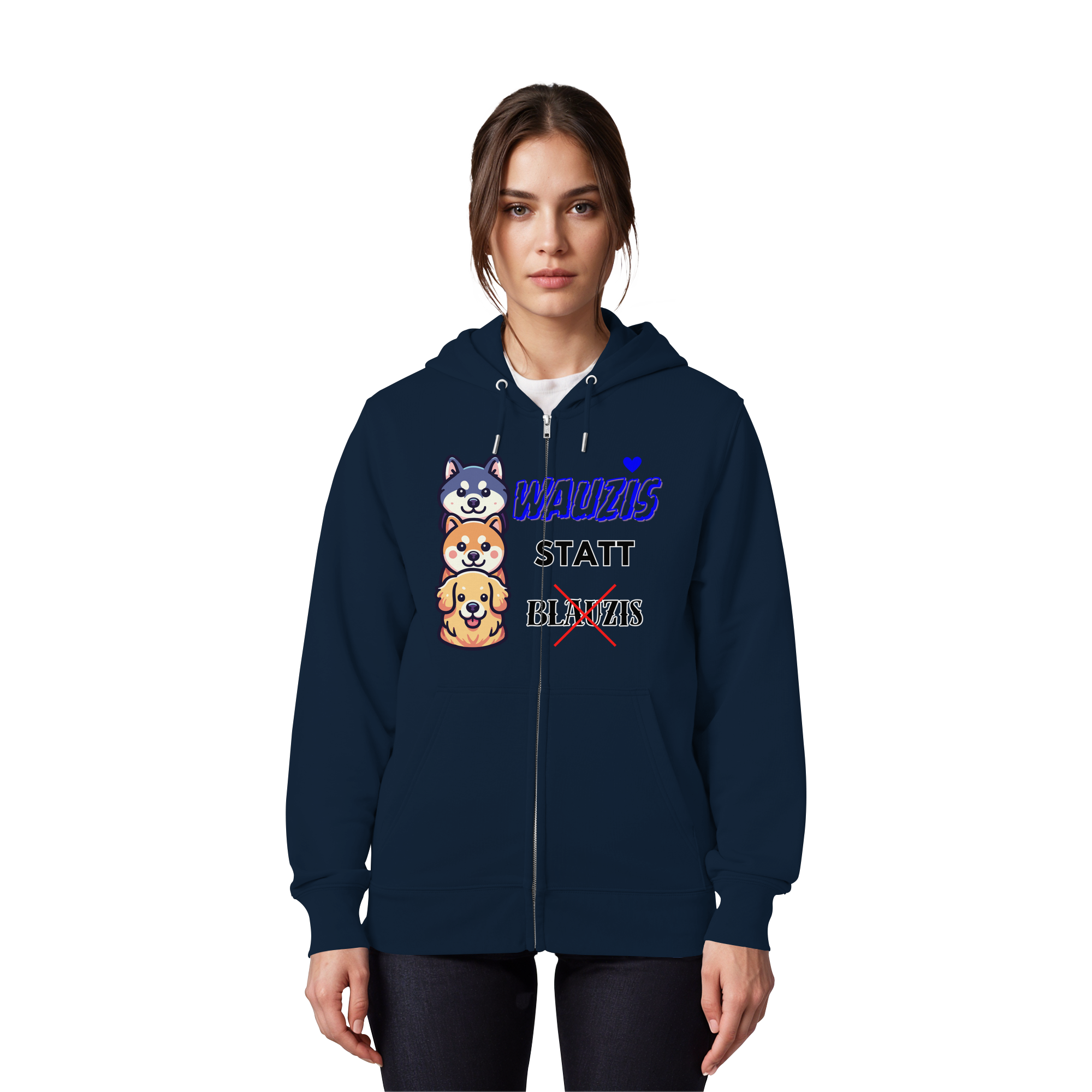 Wauzis statt Blauzis - Organic Zipper