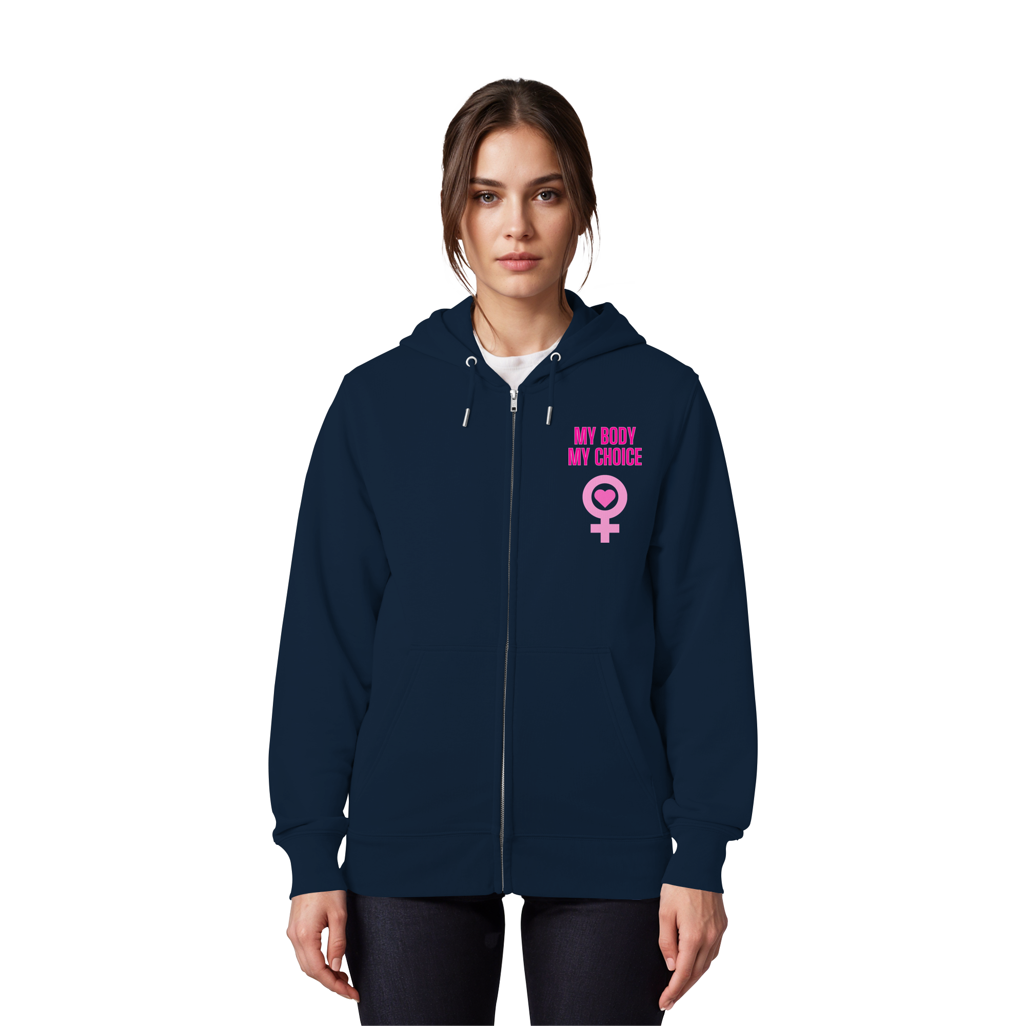My Body My Choice "Pink Power Edition" - Organic Zipper