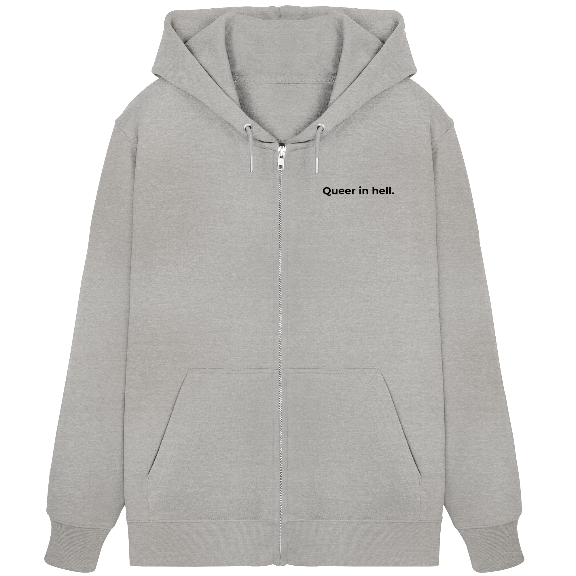 Queer in Hell '25 Backprint - Organic Zipper