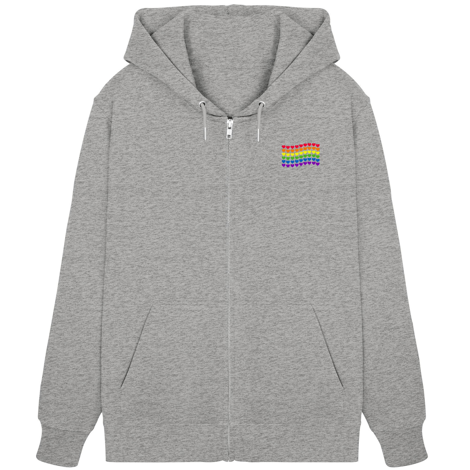 Herzenflagge - Organic Zipper