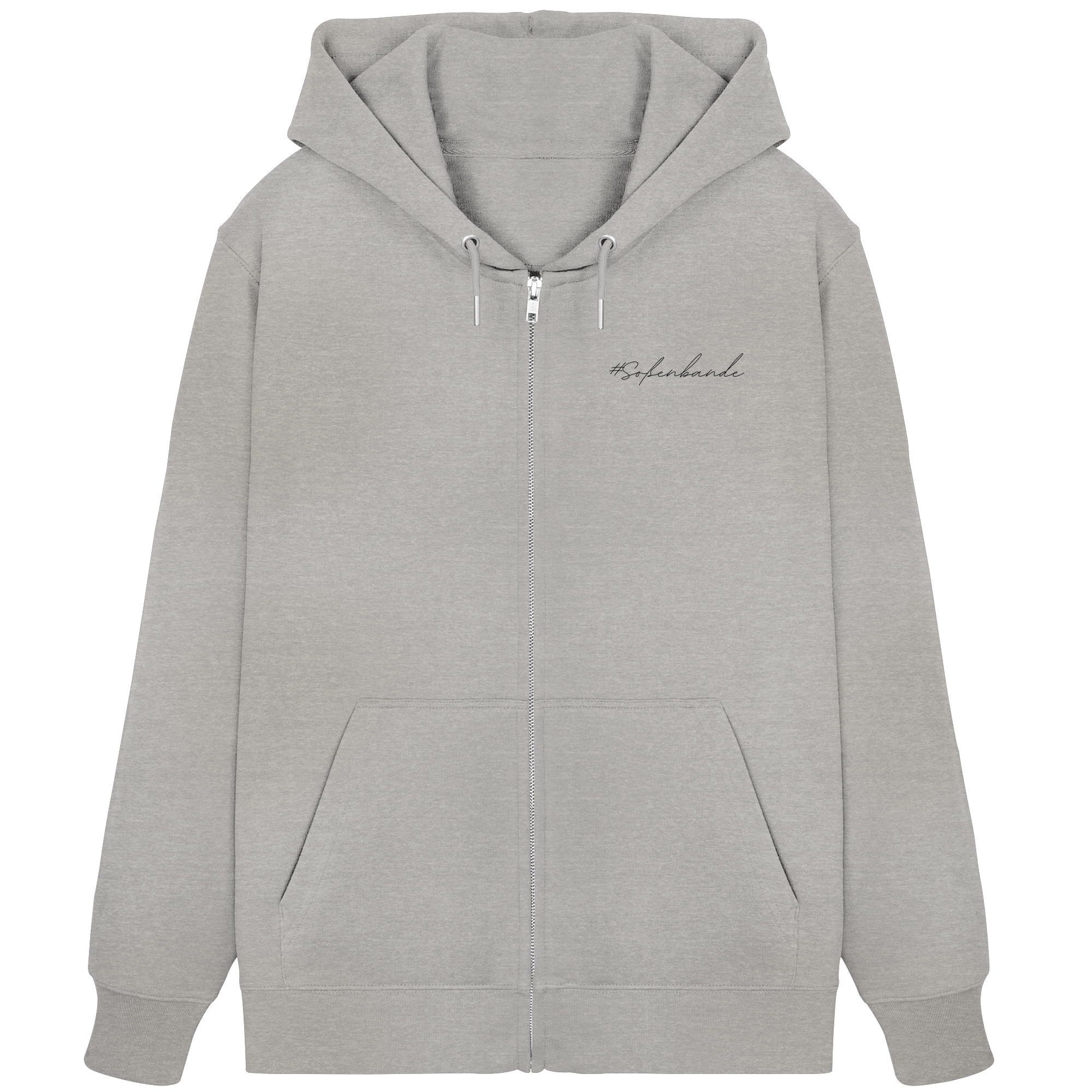 #Soßenbande (schwarze Schrift) - Organic Zipper