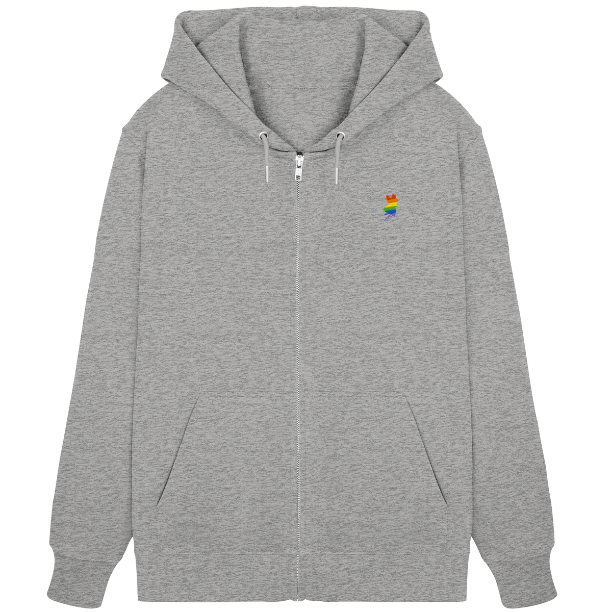 Regenbogen Fee Stick - Organic Zipper