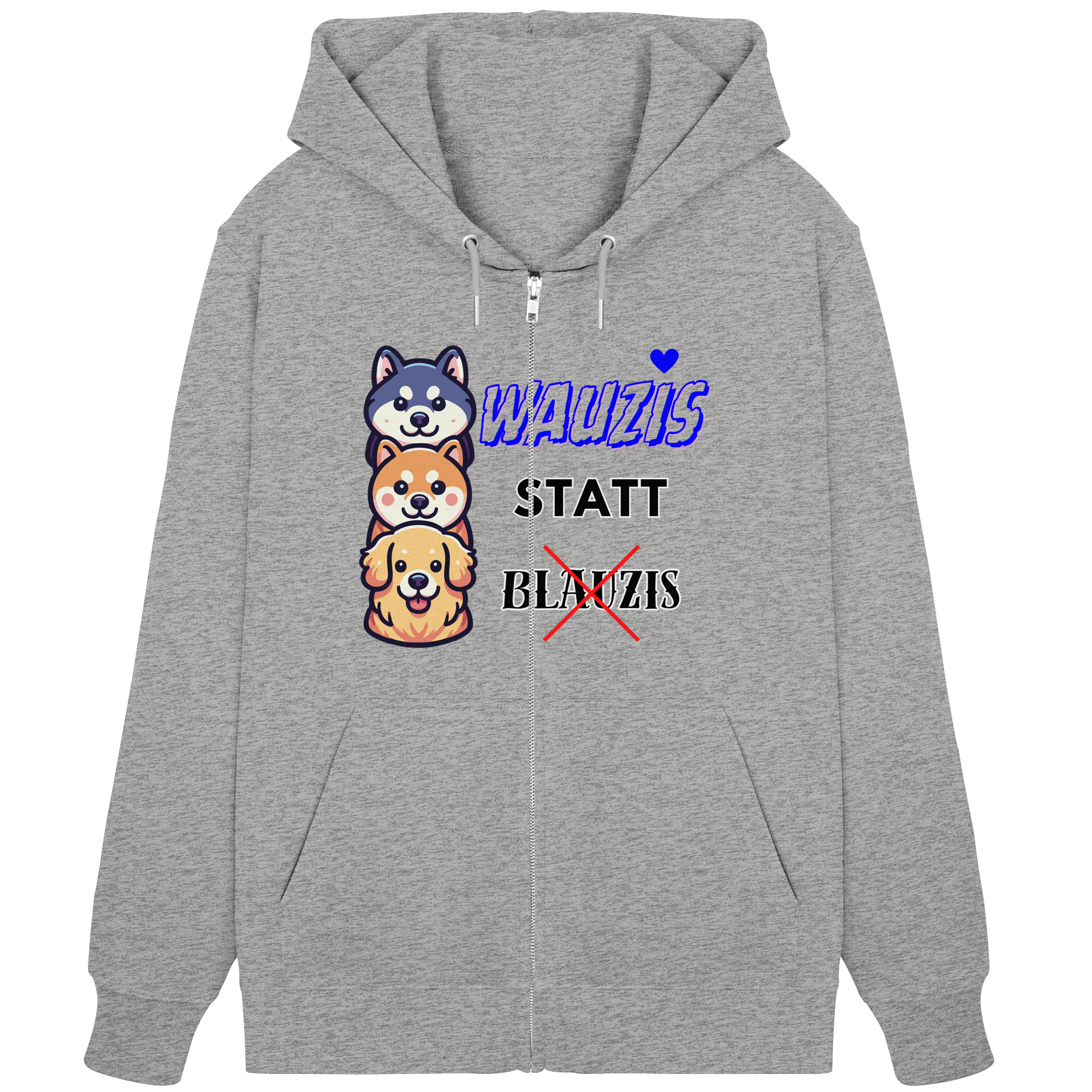 Wauzis statt Blauzis - Organic Zipper