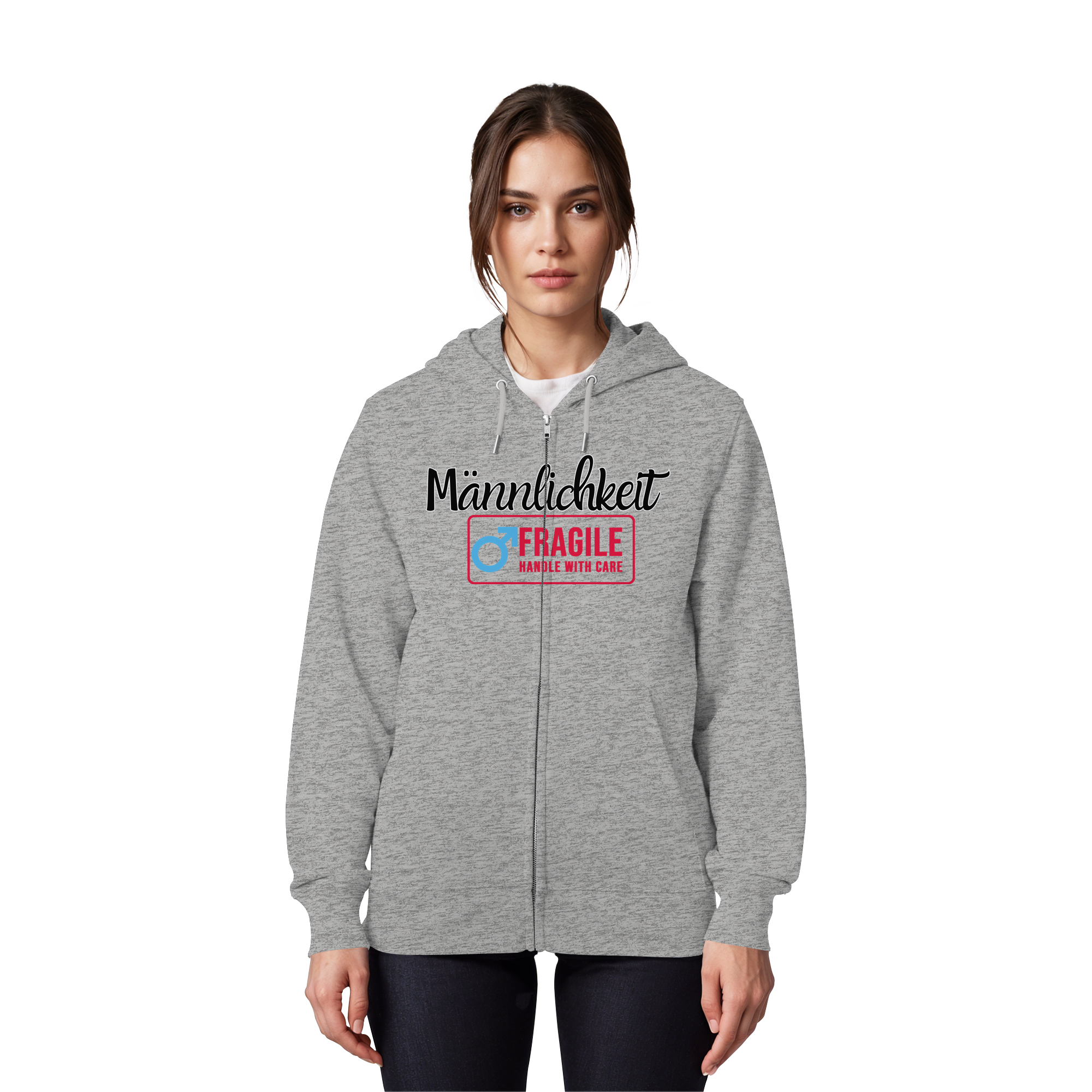 Männlichkeit: Handle with Care - Organic Zipper