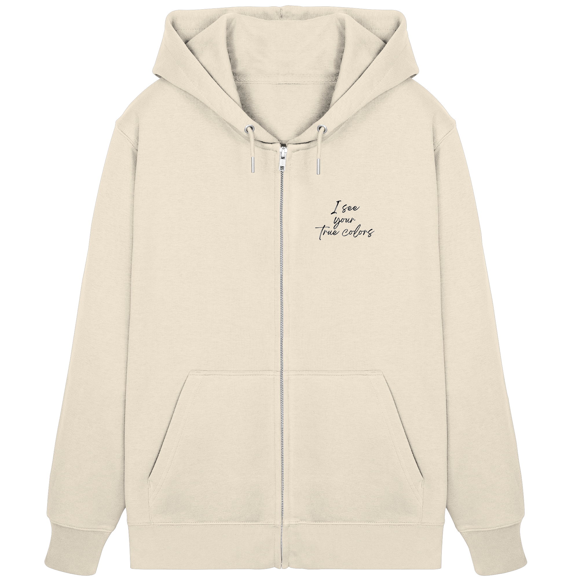 I see your True colors Backprint - Organic Zipper