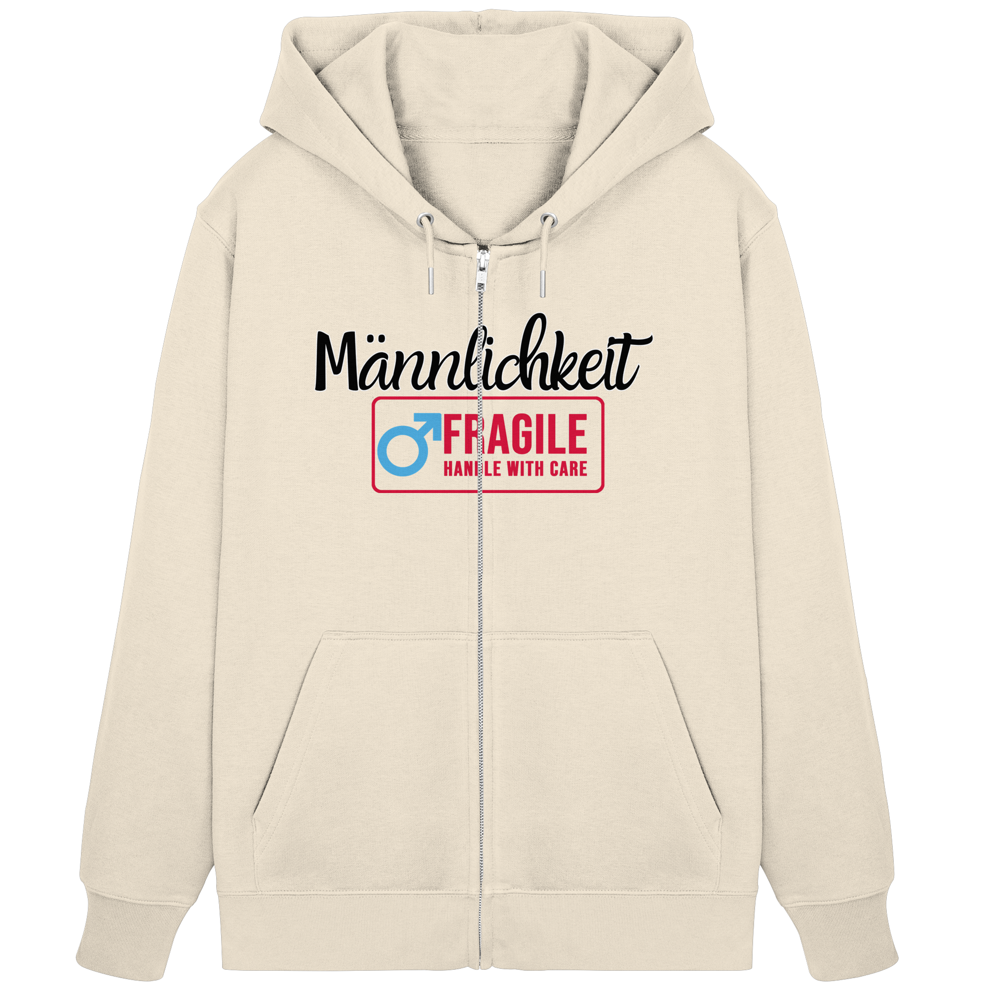 Männlichkeit: Handle with Care - Organic Zipper