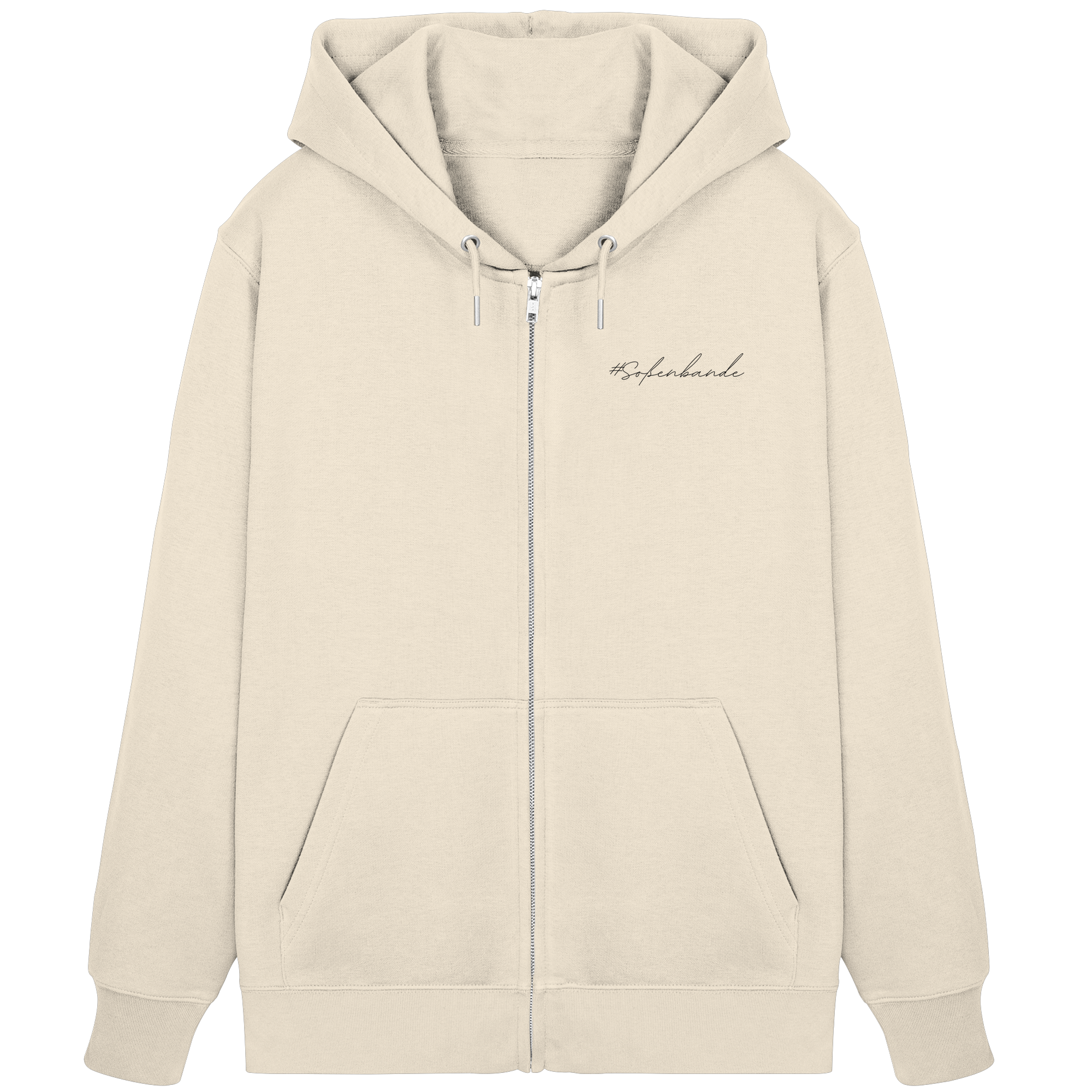 #Soßenbande (schwarze Schrift) - Organic Zipper