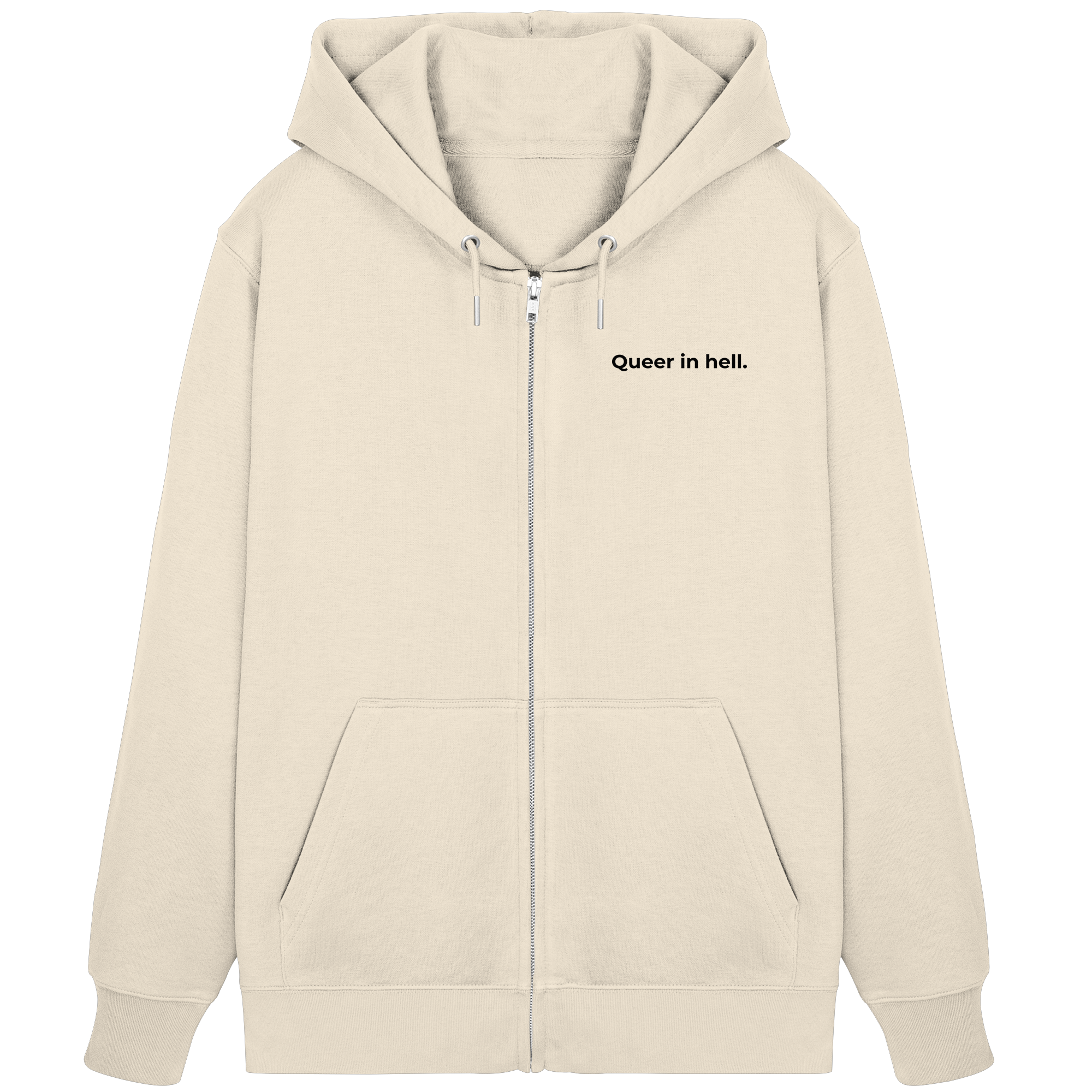Queer in Hell '25 Backprint - Organic Zipper