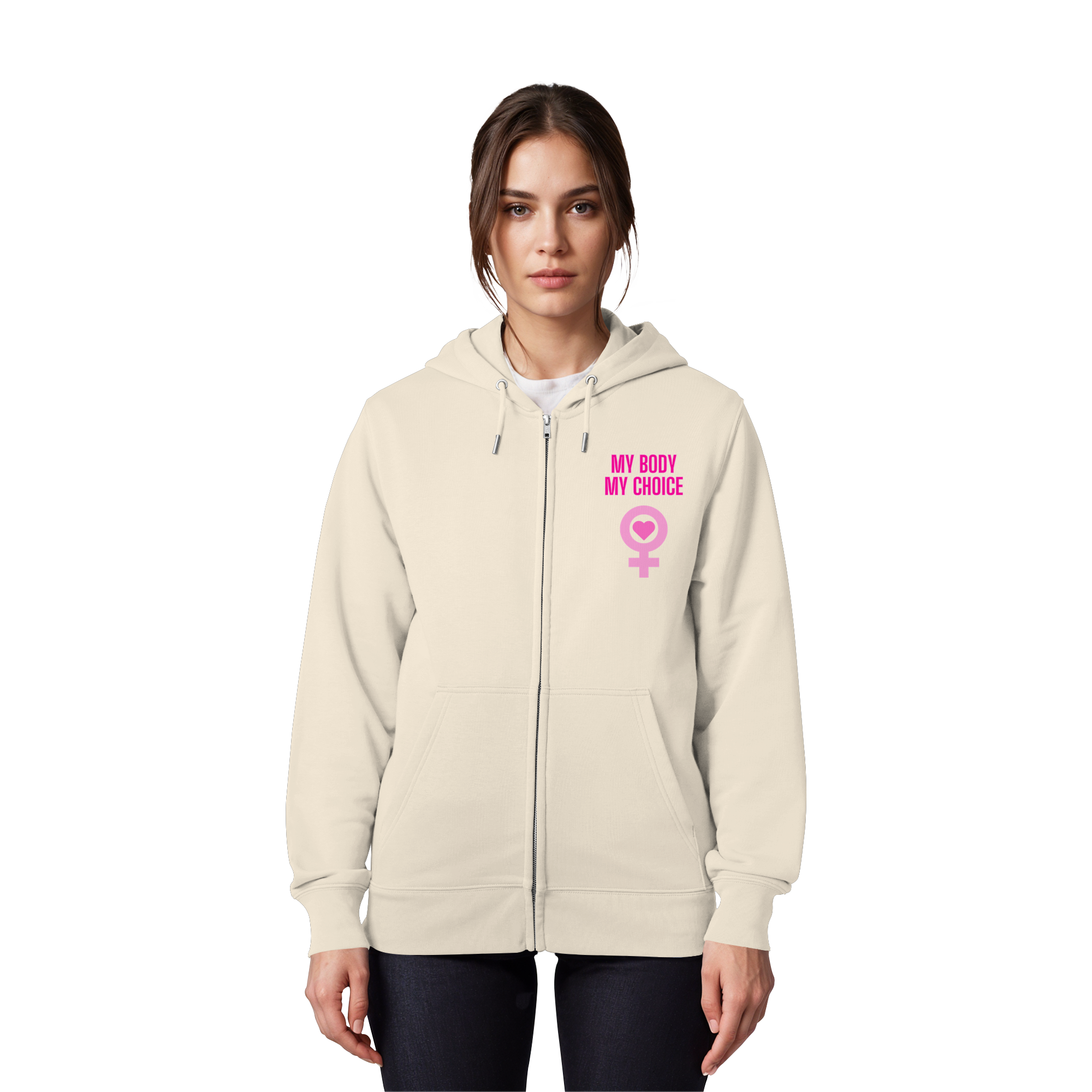 My Body My Choice "Pink Power Edition" - Organic Zipper