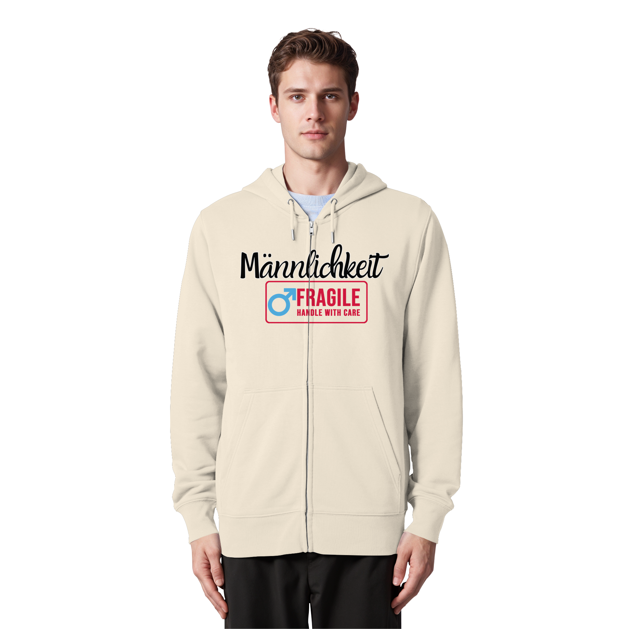 Männlichkeit: Handle with Care - Organic Zipper