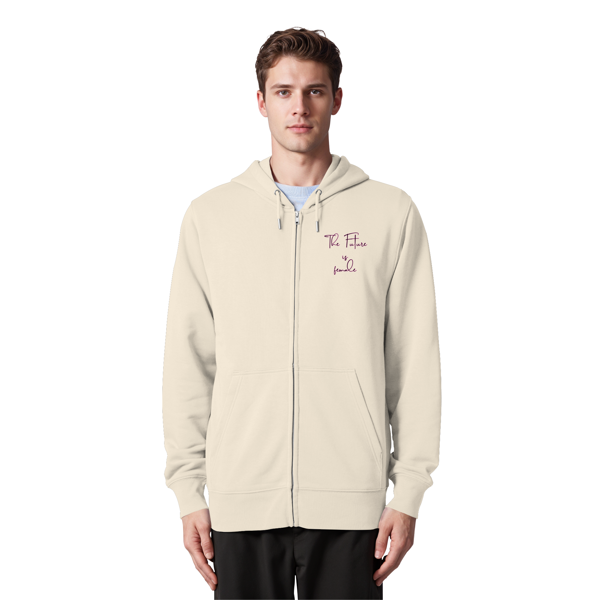 Empowered Women empower Women Backprint - Organic Zipper