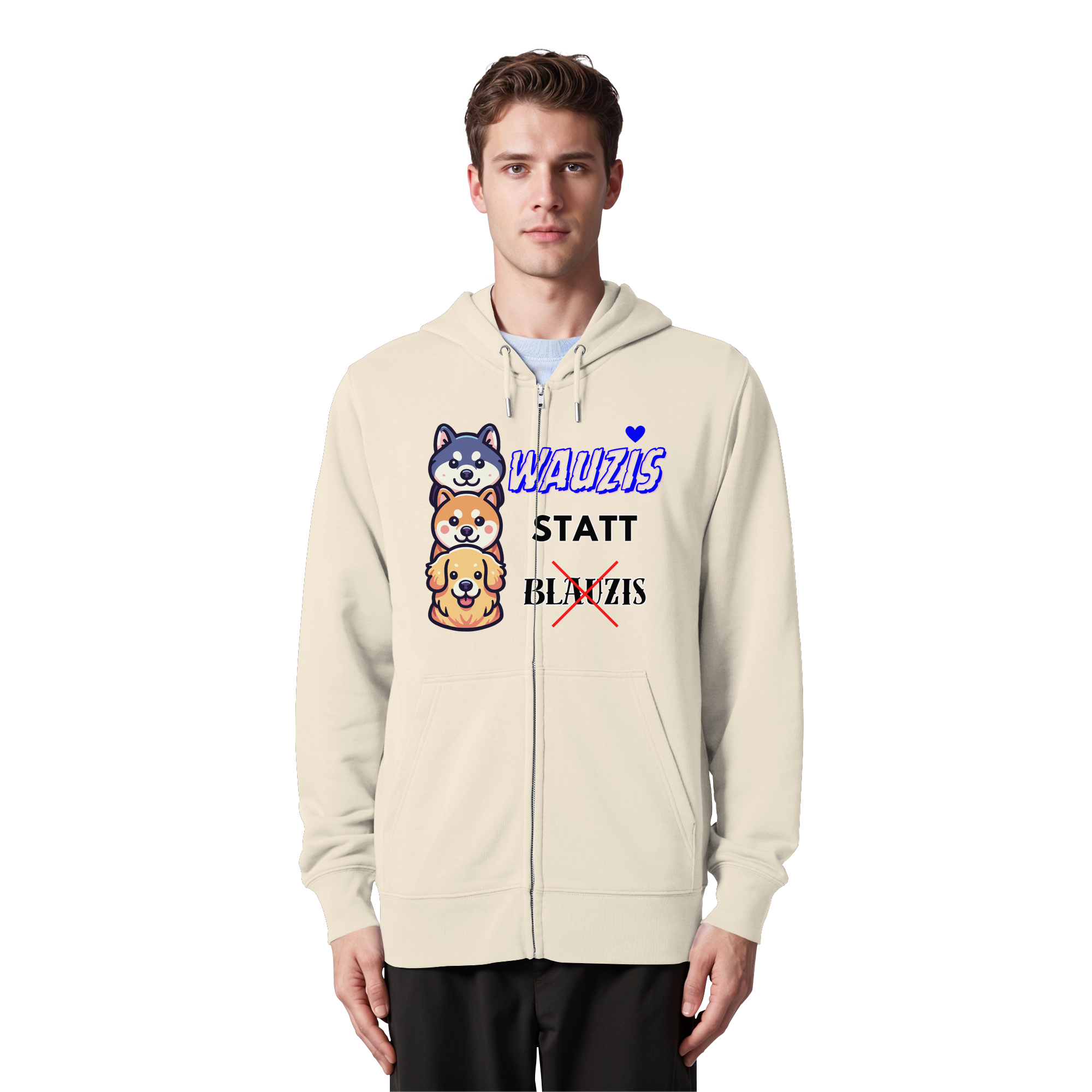 Wauzis statt Blauzis - Organic Zipper