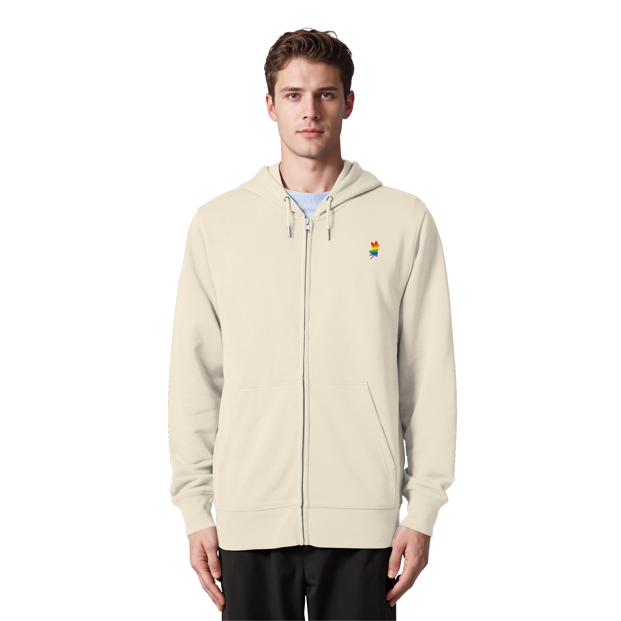Regenbogen Fee - Organic Zipper (Stick)