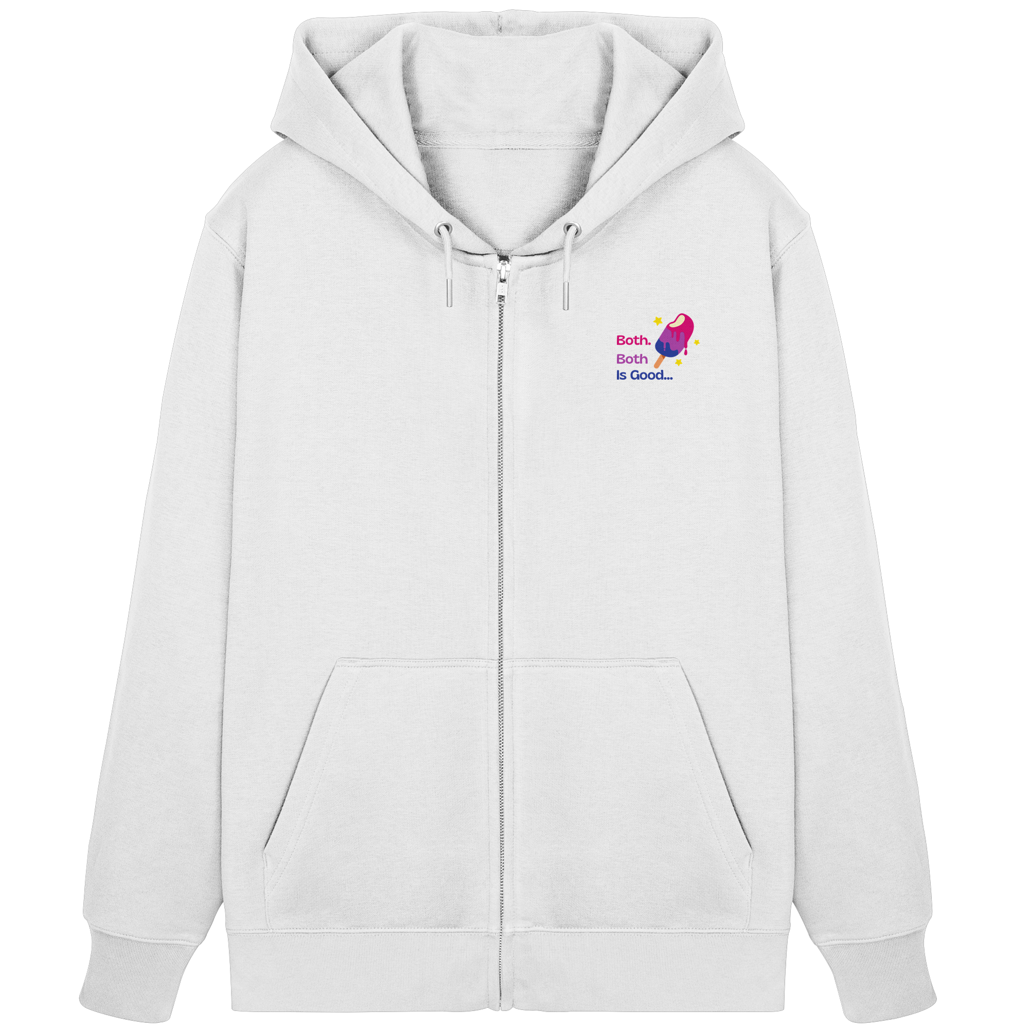 Bi Pride: Both is Good - Organic Zipper