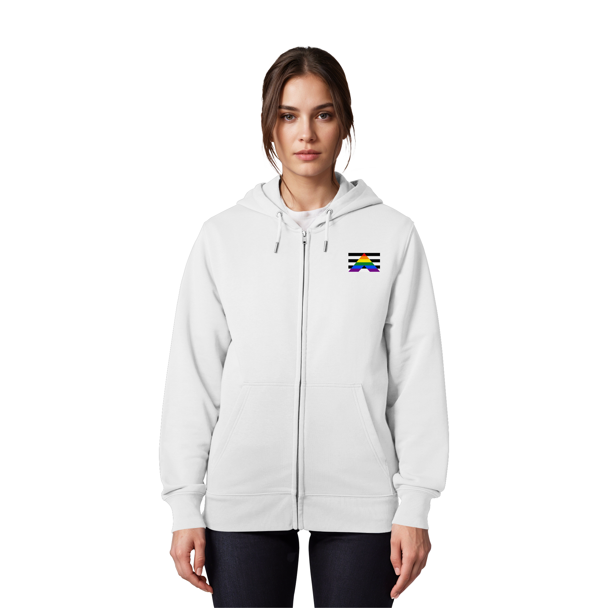 Straight Ally Pride Flag - Organic Zipper