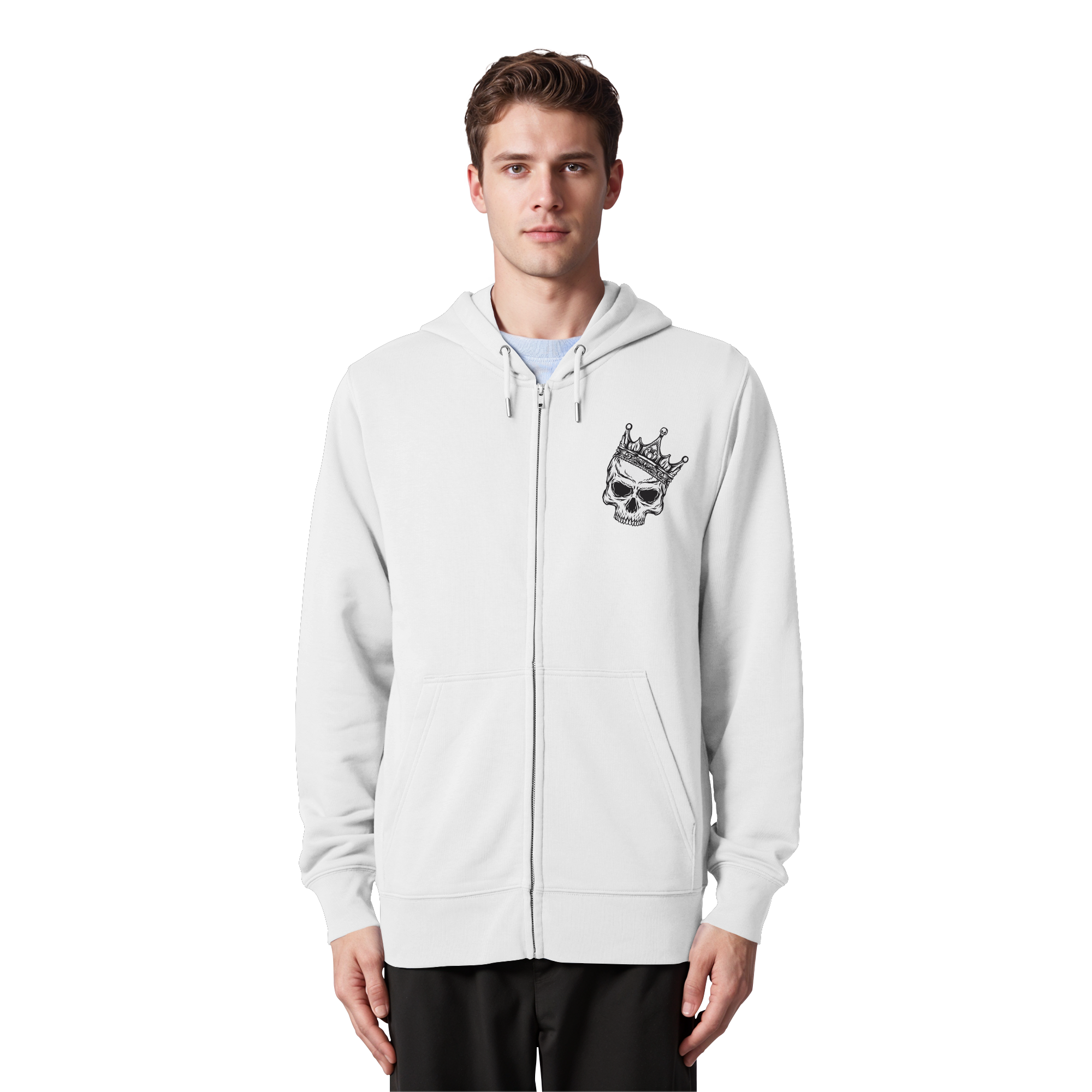 Eat the Rich "Skull Edition" Backprint - Organic Zipper