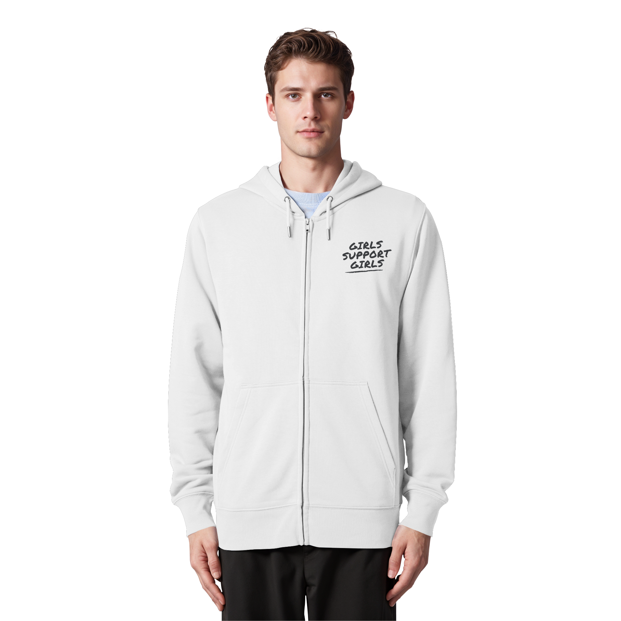 Girls Support Girls - Organic Zipper
