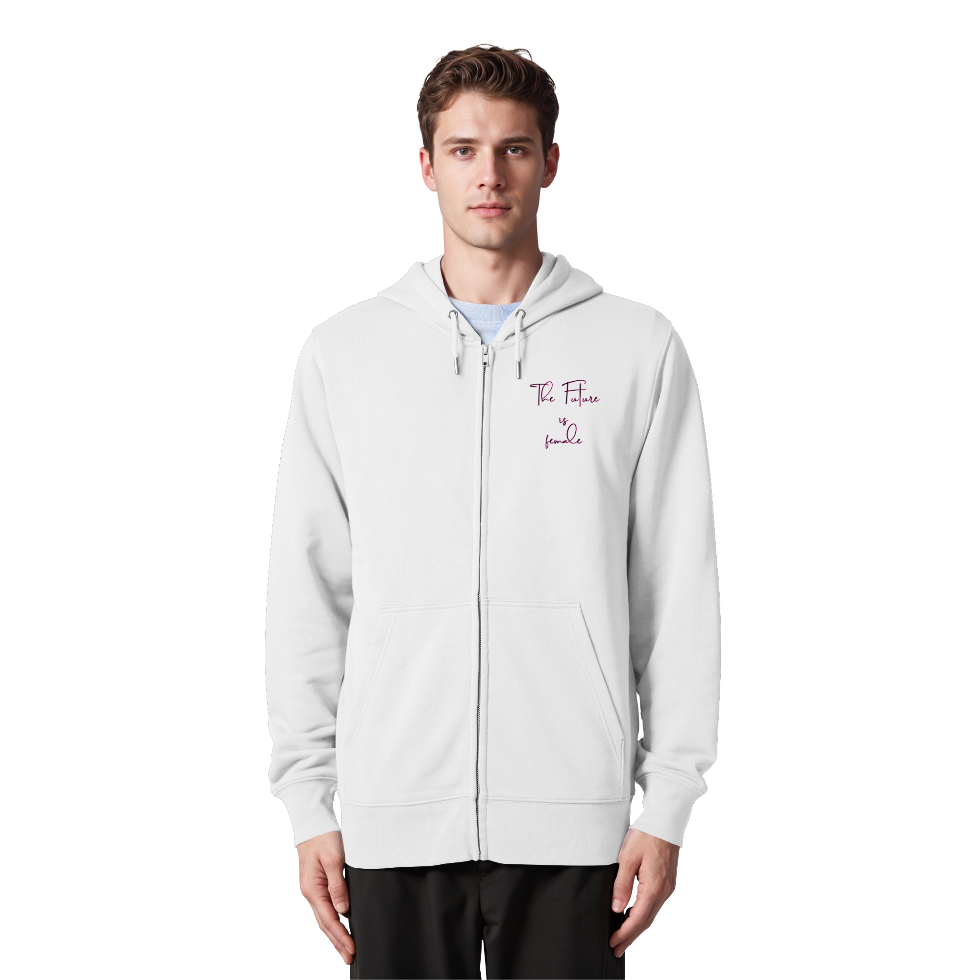 Empowered Women empower Women Backprint - Organic Zipper