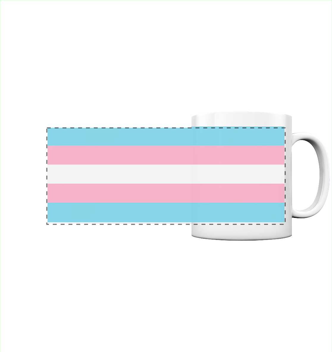 Trans Pride Flag - Panorama Tasse