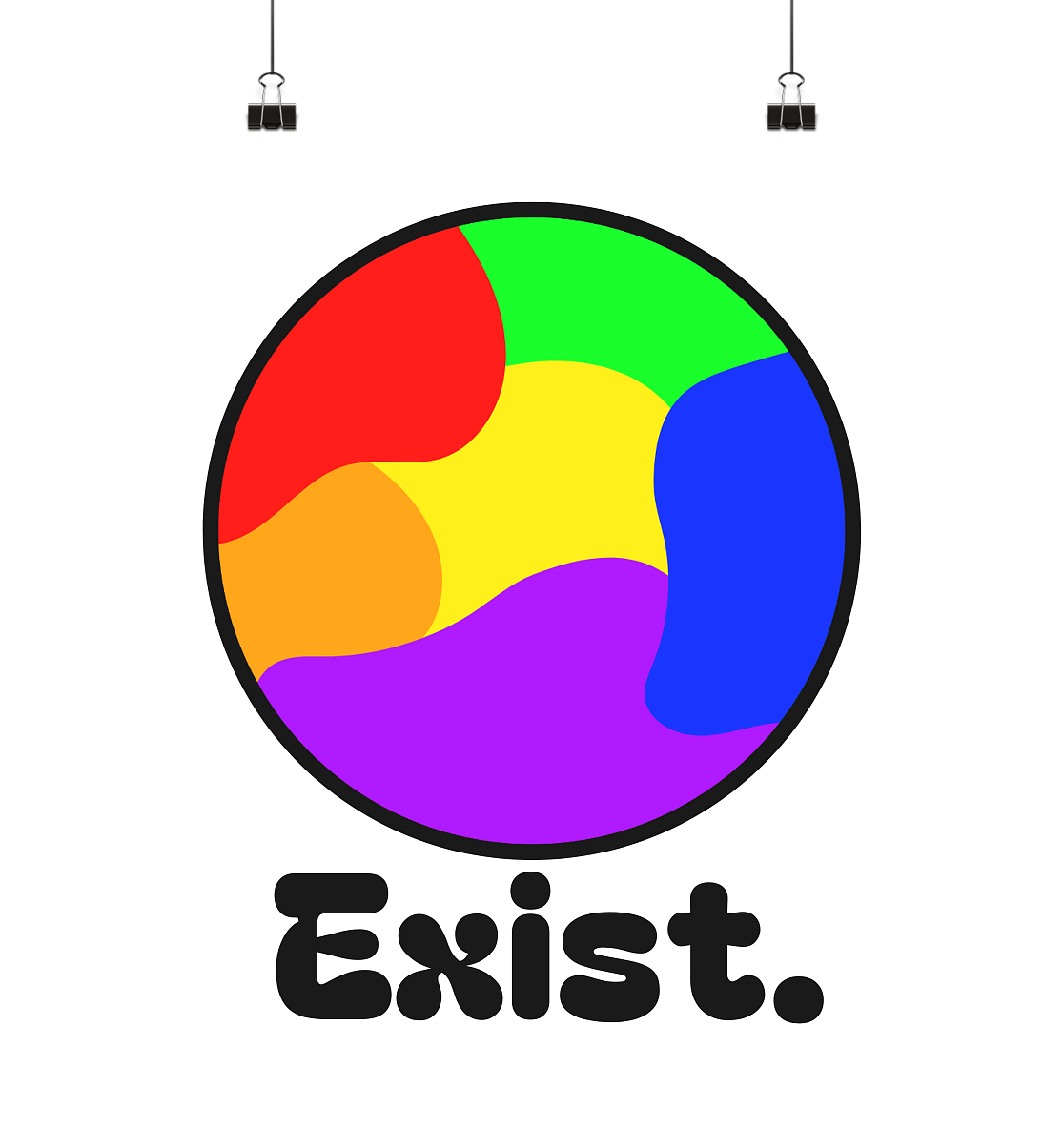 Exist "Pride Edition" - Poster Din A4 (hoch)