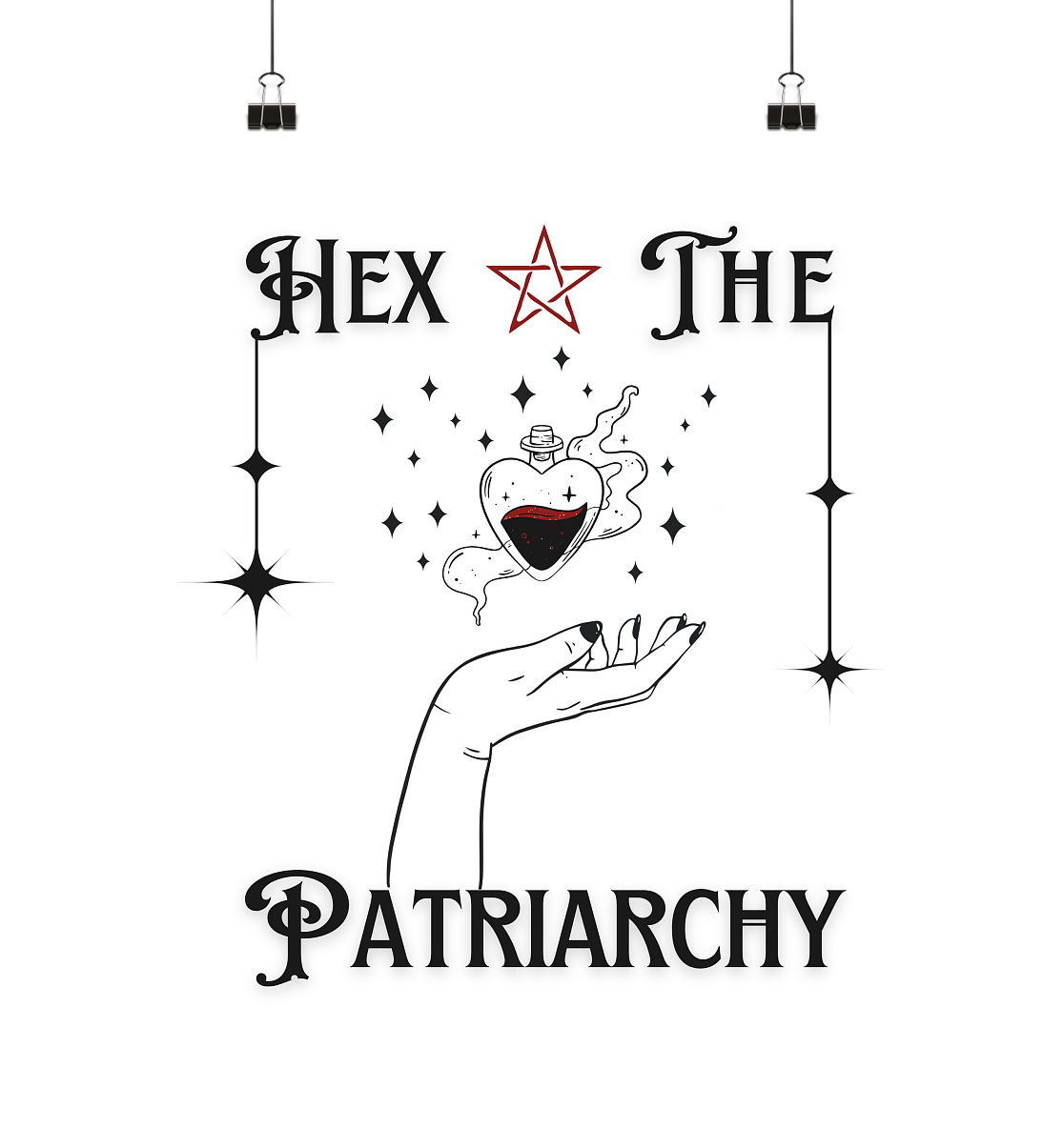 Hex the Patriarchy - Poster Din A4 (hoch)