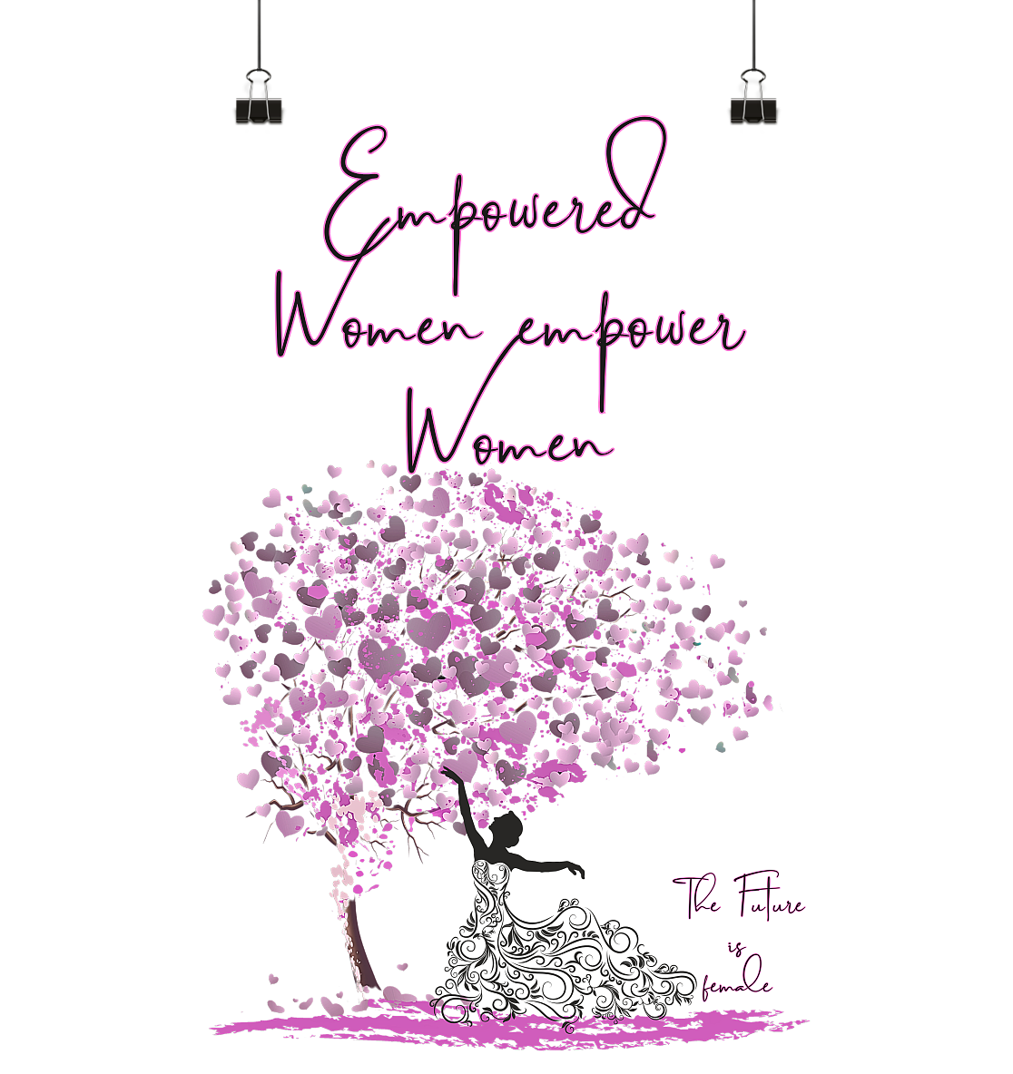 Empowered Women empower Women Backprint - Poster Din A4 (hoch)