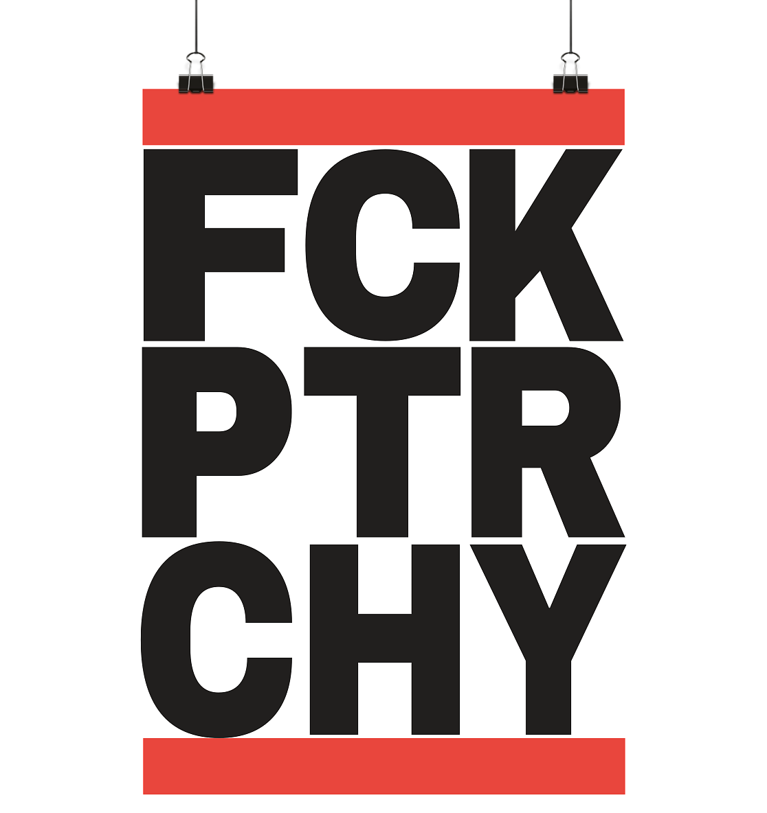 FCK PTRCHY - Poster Din A4 (hoch)