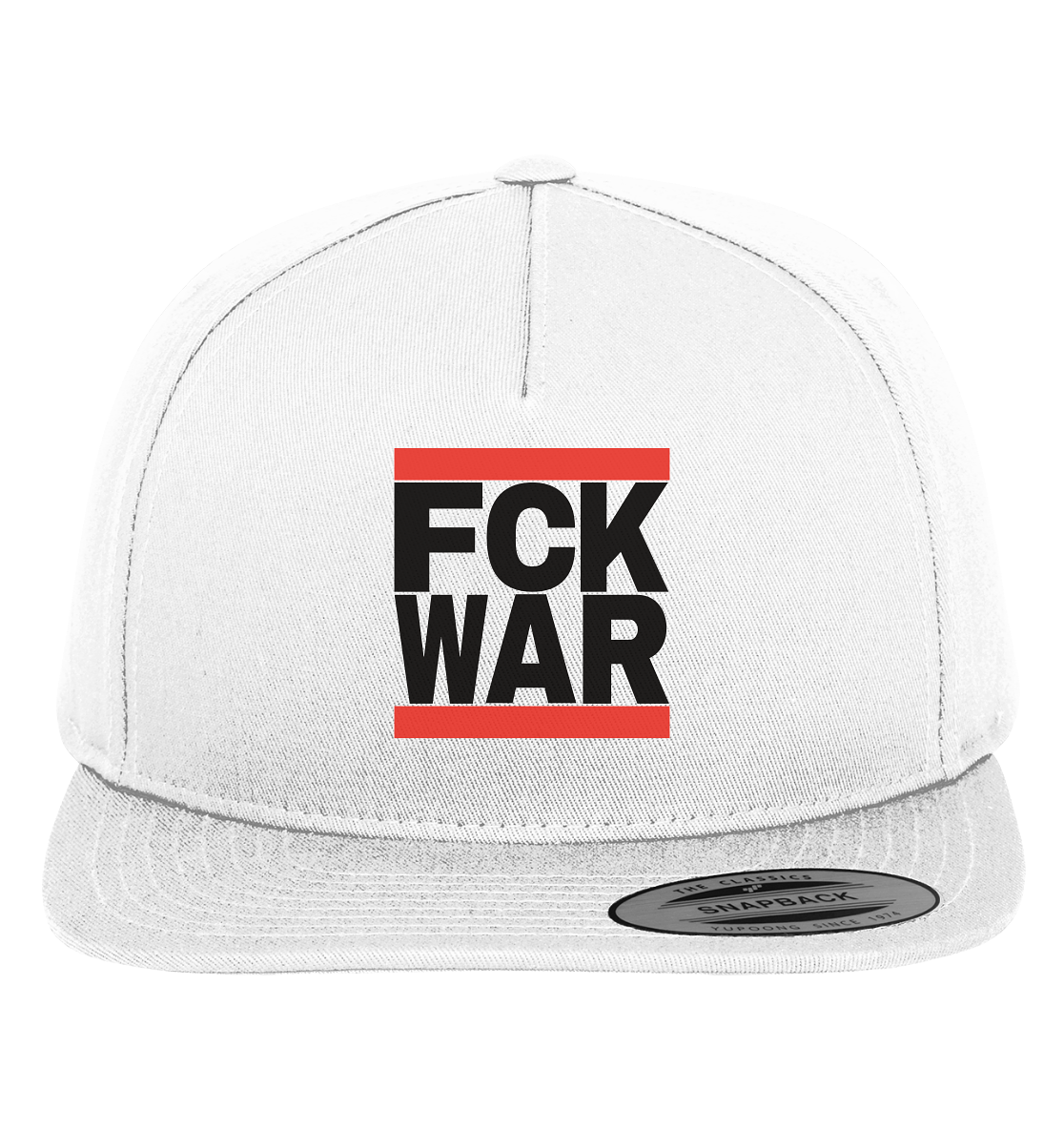 FCK WAR (schwarze Schrift) - Premium Snapback