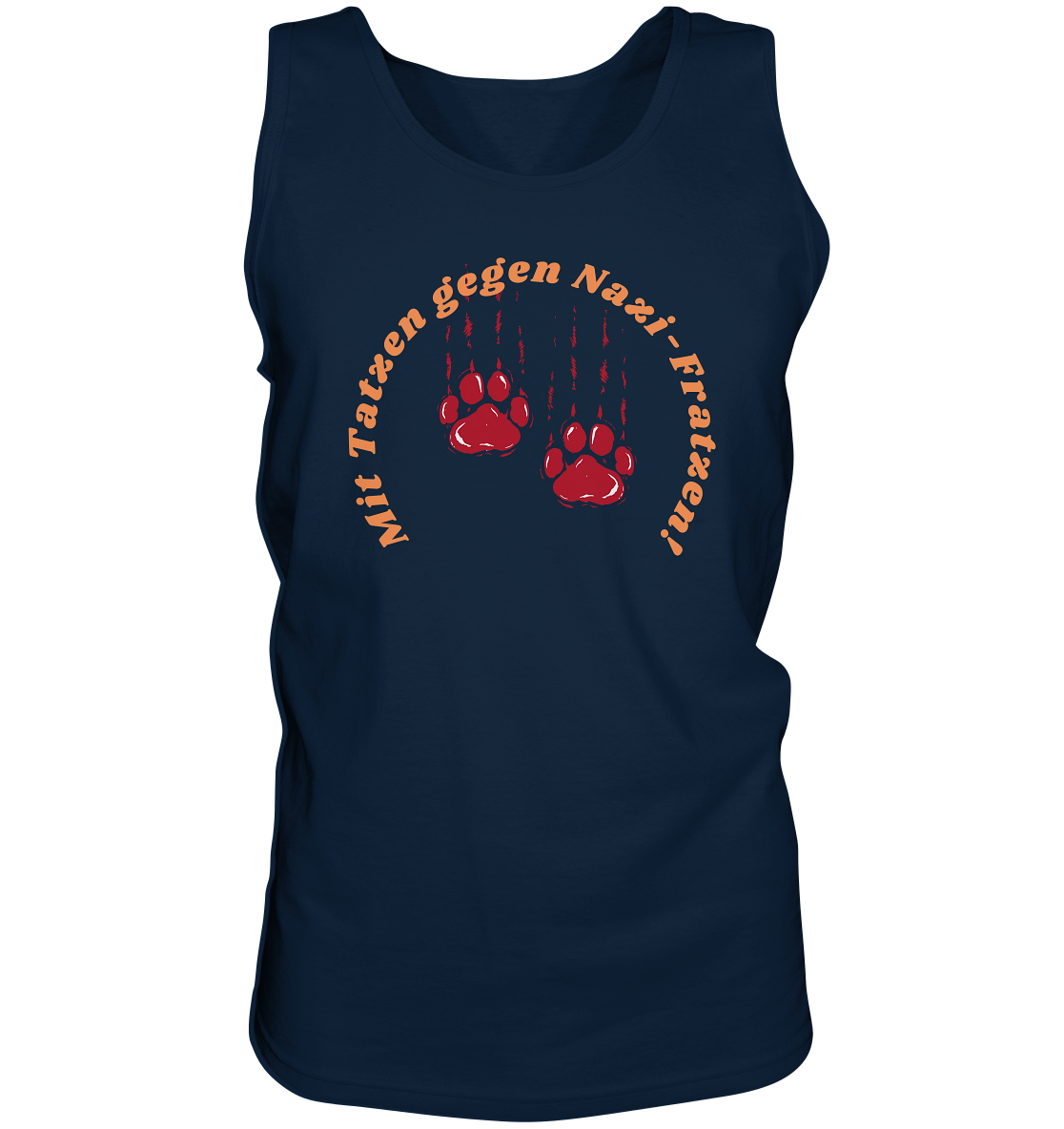 Mit Tatzen gegen Nazi Fratzen - Tank-Top