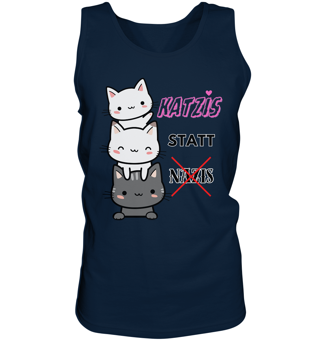 Katzis statt Nazis - Tank-Top