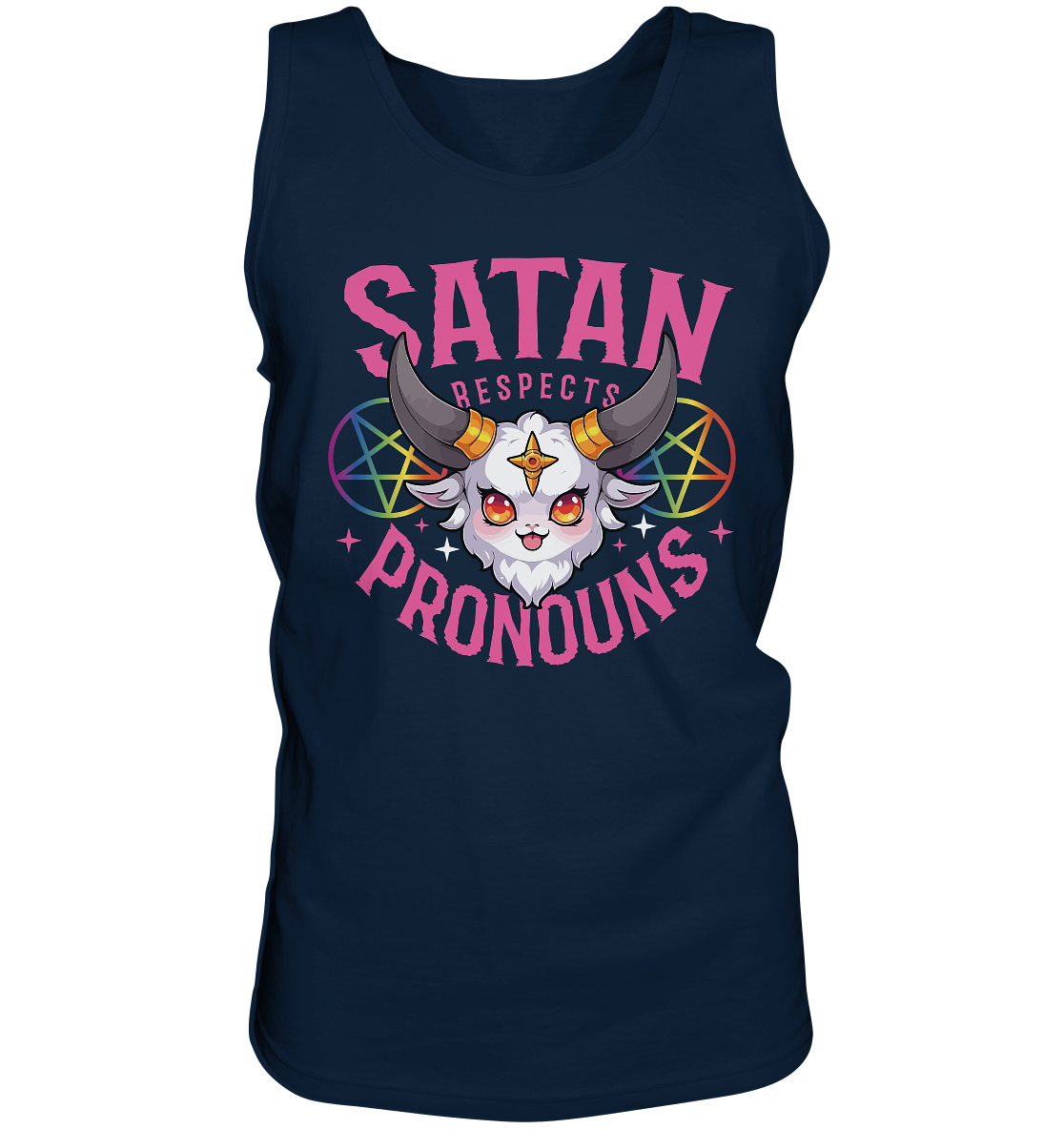 Satan Respects Pronouns - Tank-Top