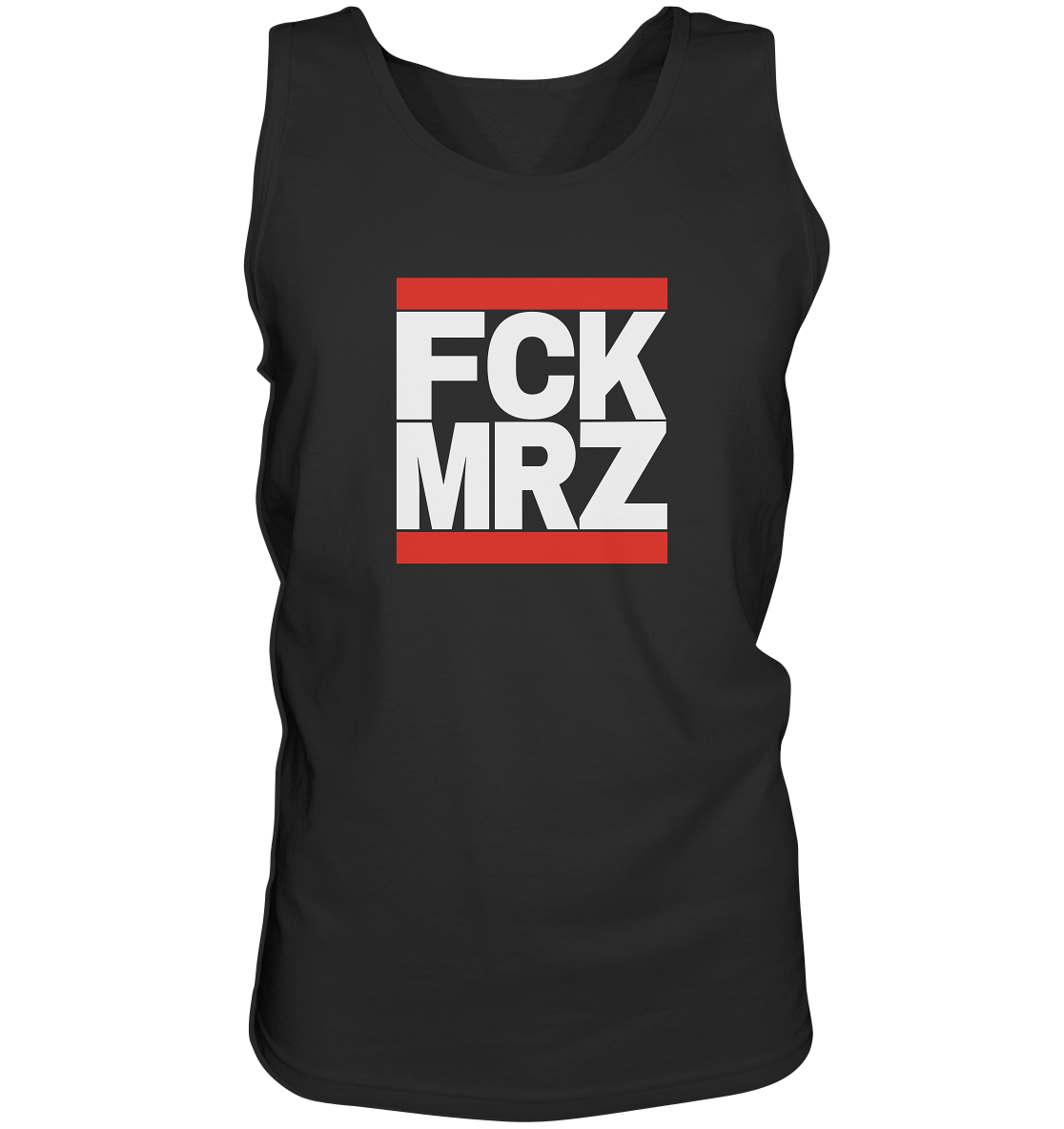 FCK MRZ (weiße Schrift) - Tank-Top