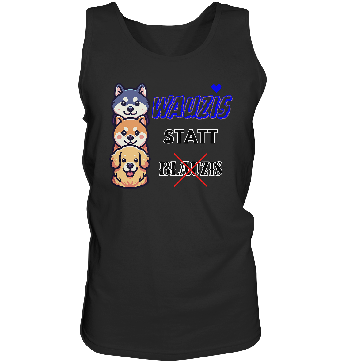 Wauzis statt Blauzis - Tank-Top