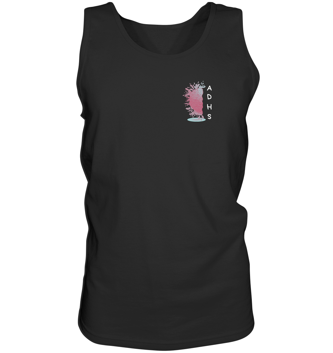 ADHS Aktiv Direkt Humorvoll Sozial Backprint - Tank-Top